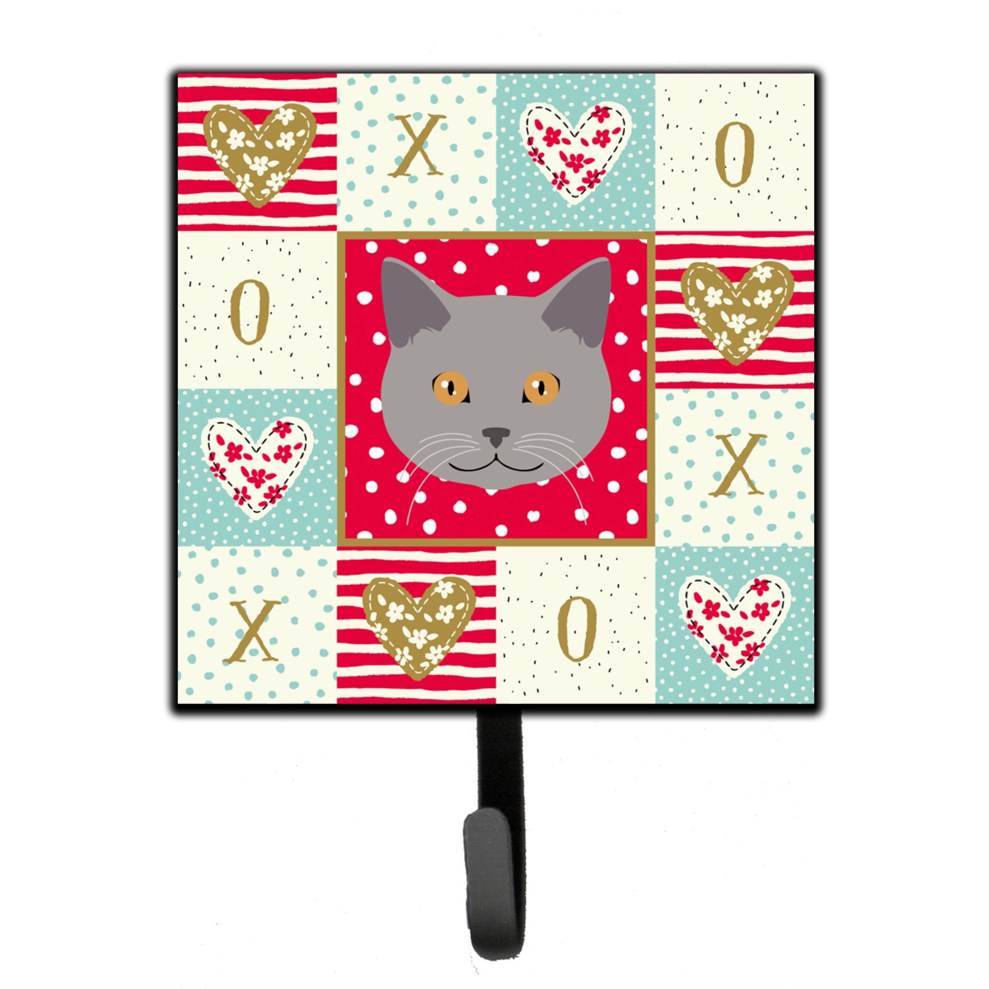Chartreux Cat Love Leash Or Key Holder