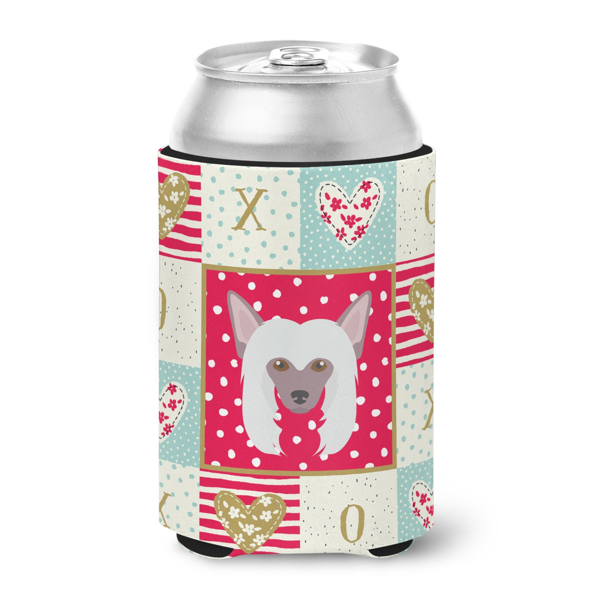 Chinese Crested Love Can Or Bottle Hugger