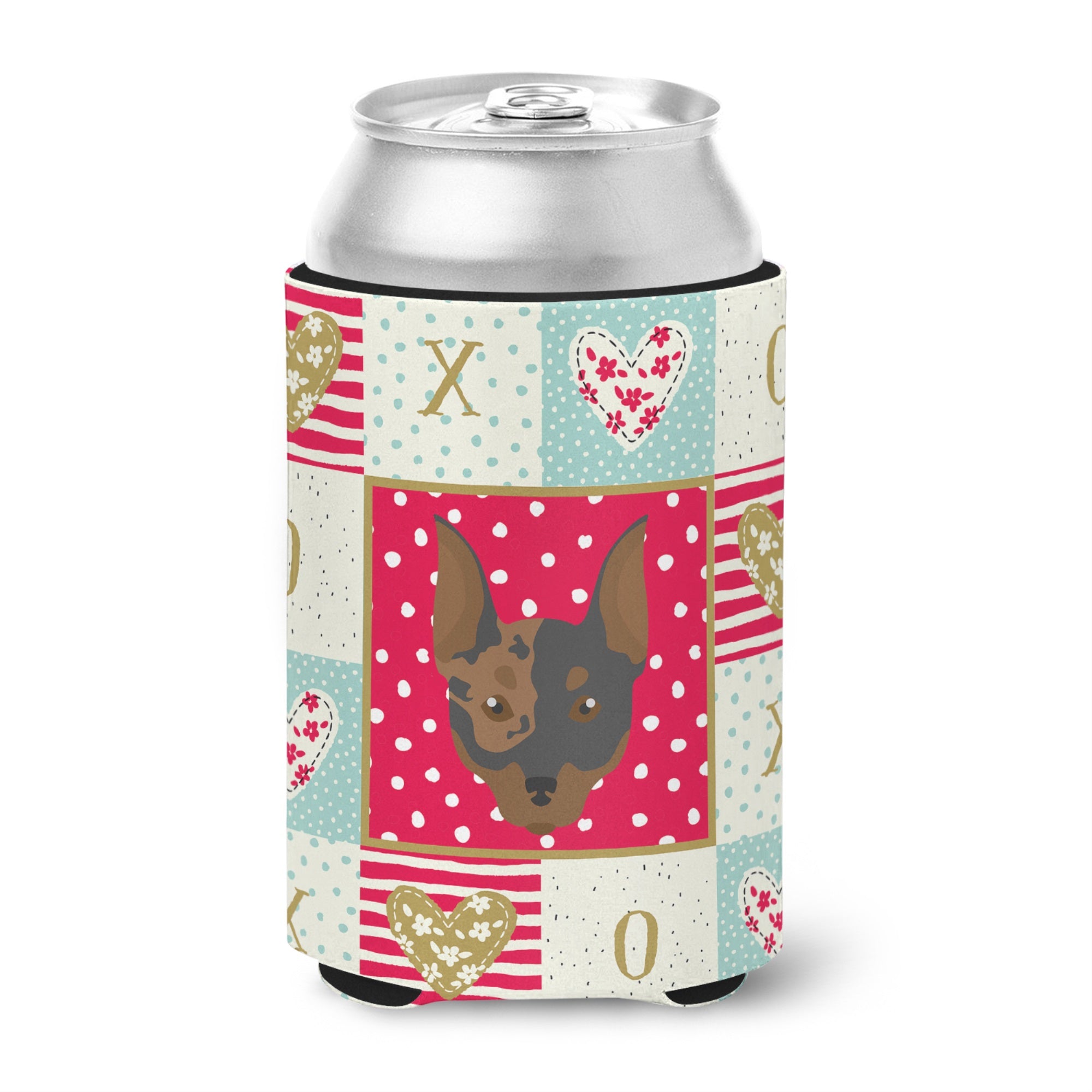 Harlequin Pinscher Love Can Or Bottle Hugger