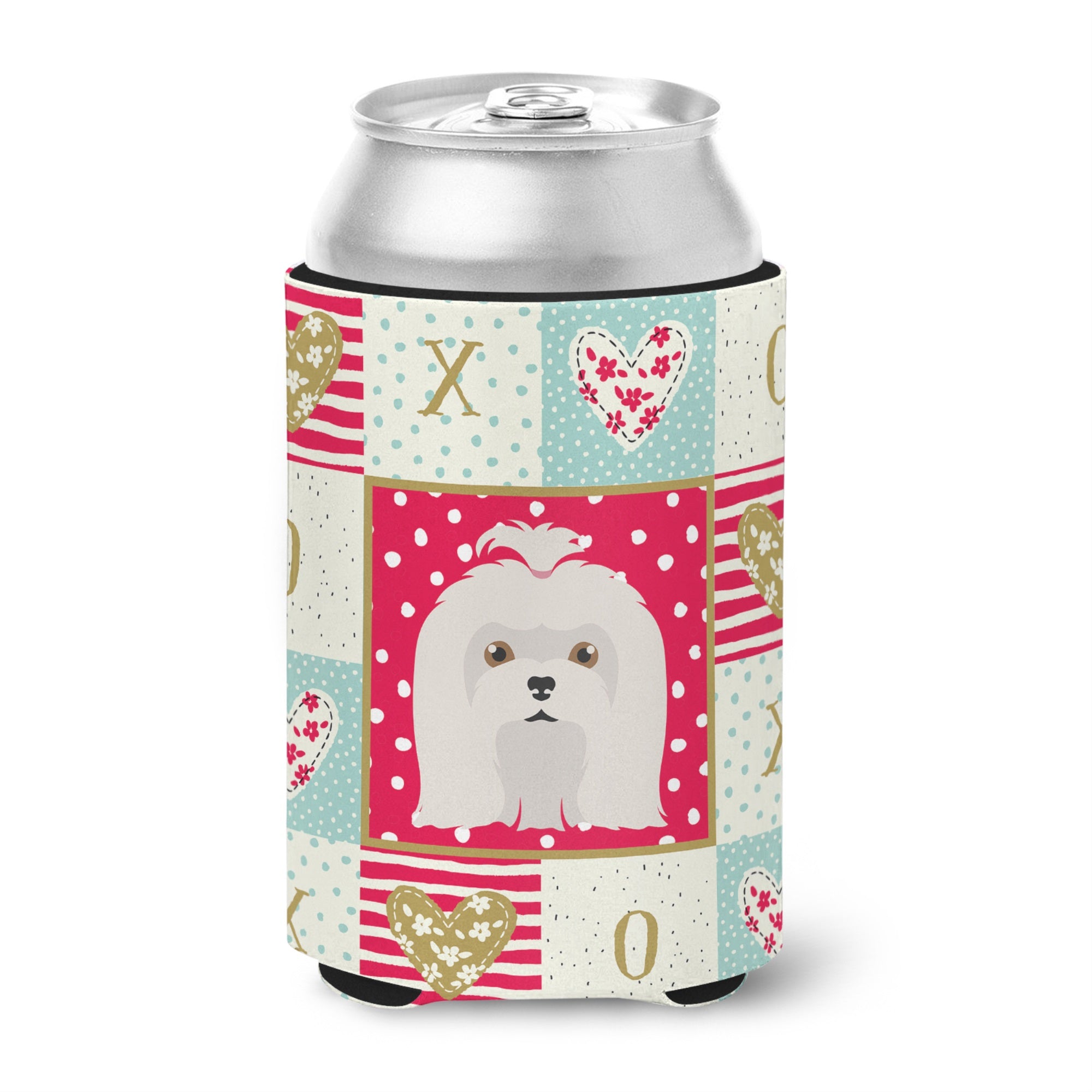 Maltese Love Can Or Bottle Hugger