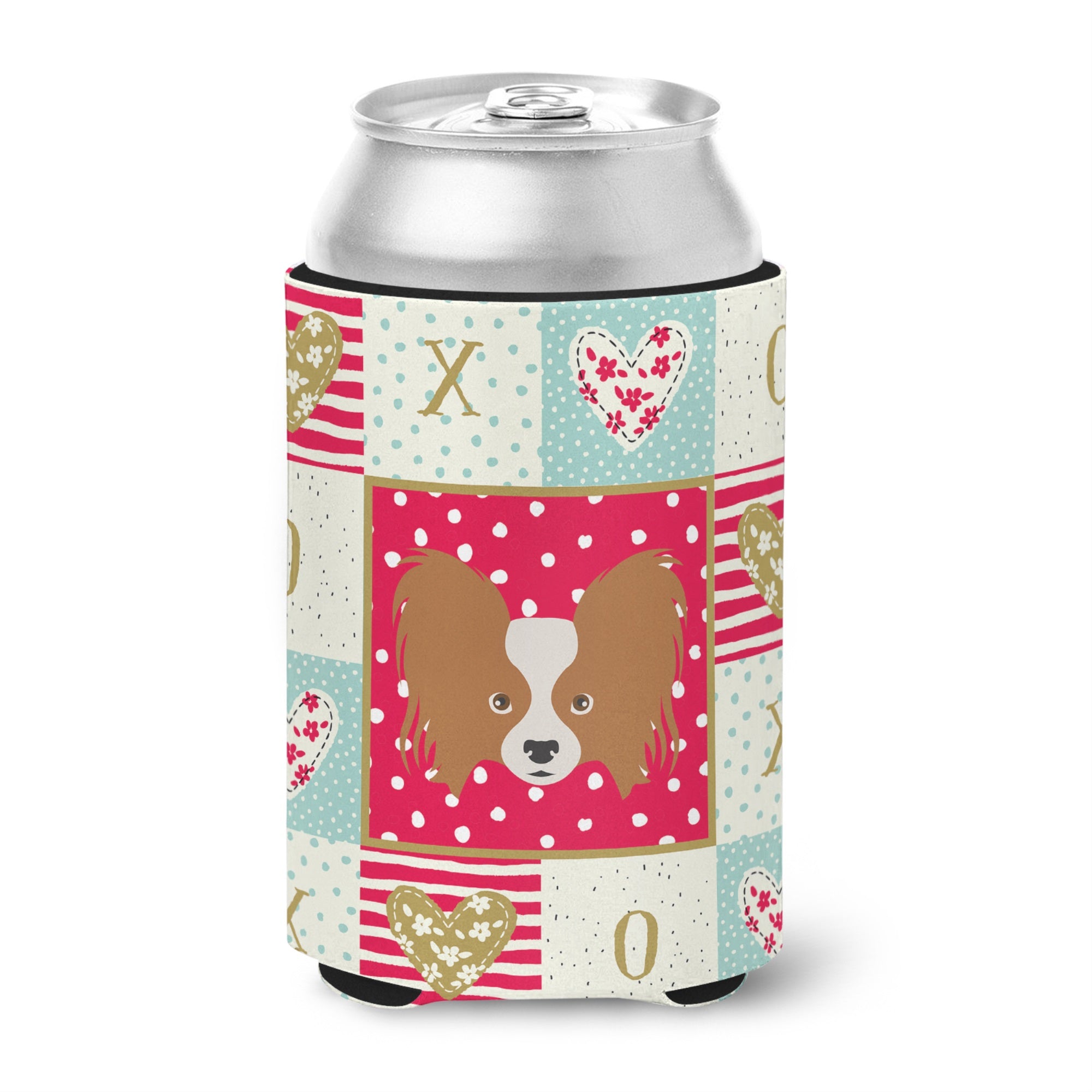 Papillon Love Can Or Bottle Hugger