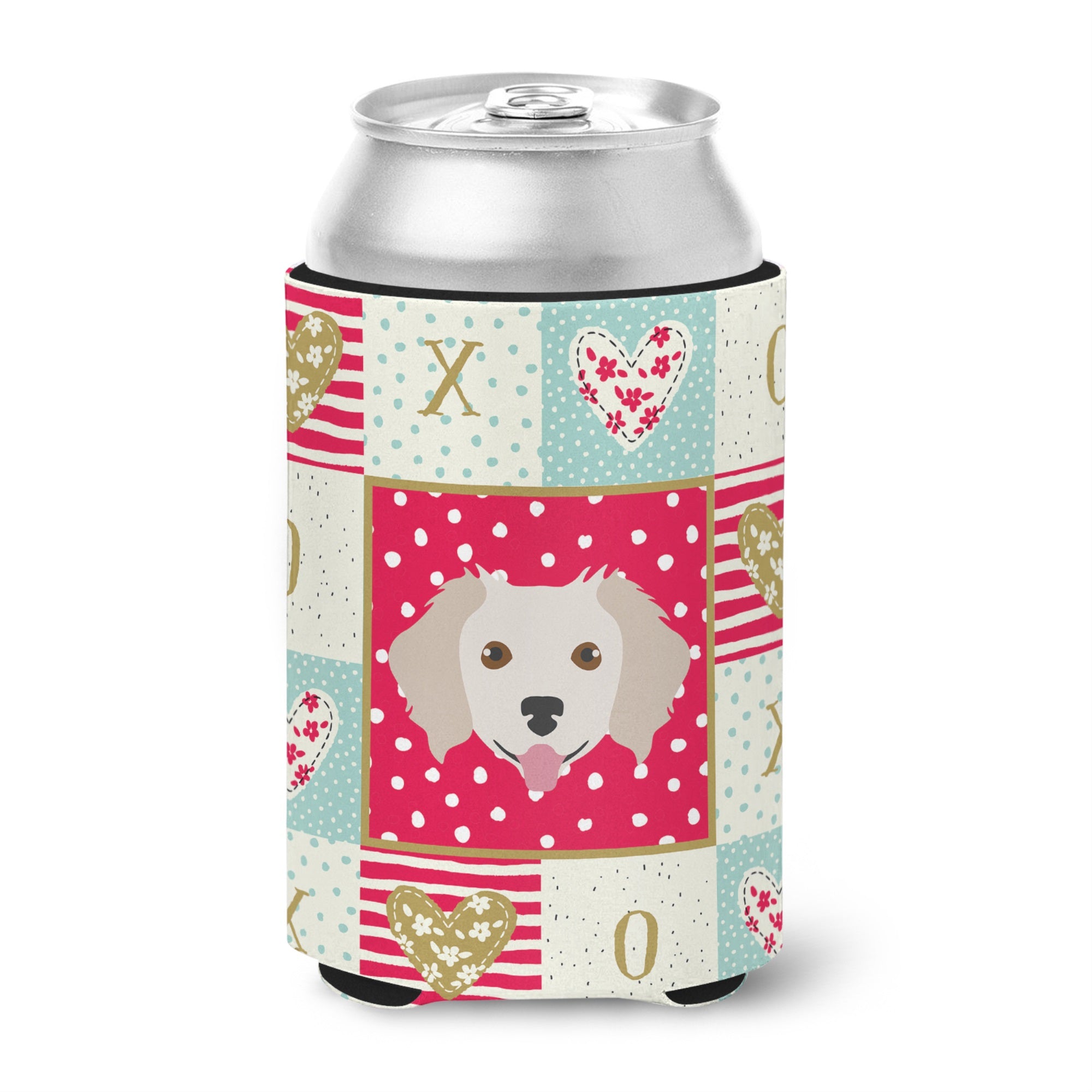 Small Greek Domestic Dog Love Can Or Bottle Hugger