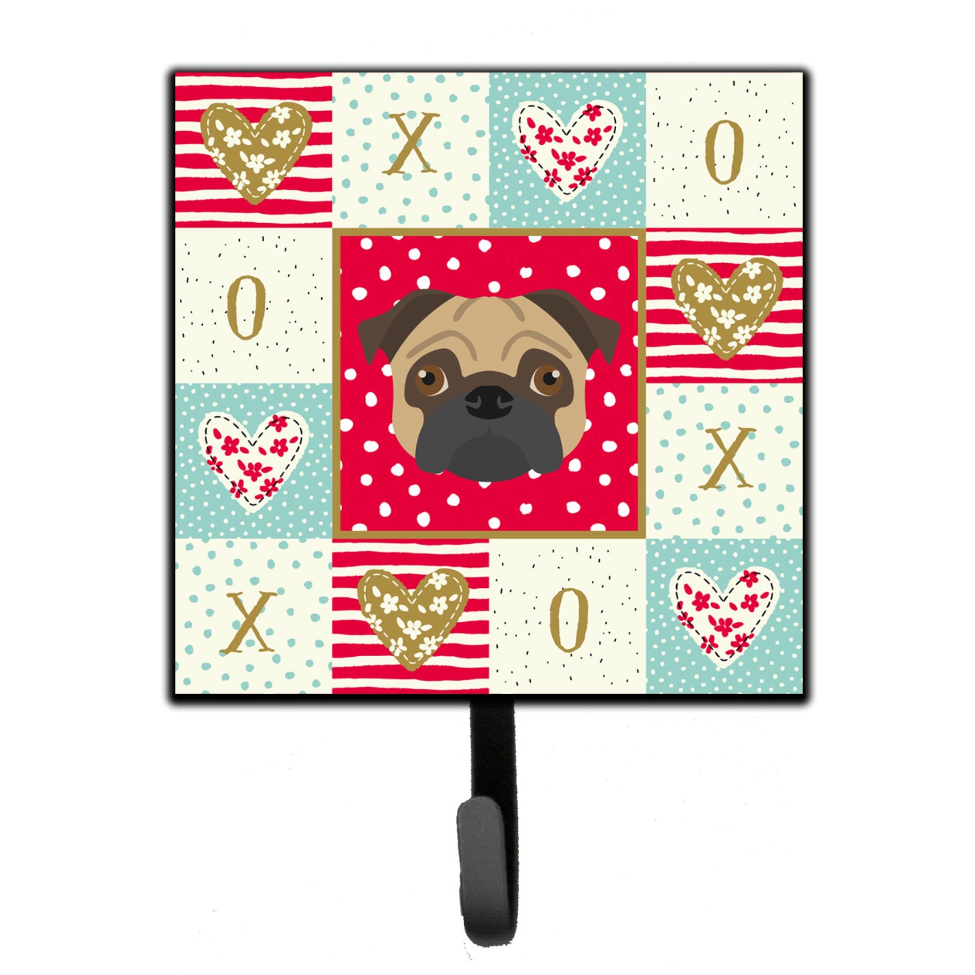 Pug Love Leash Or Key Holder