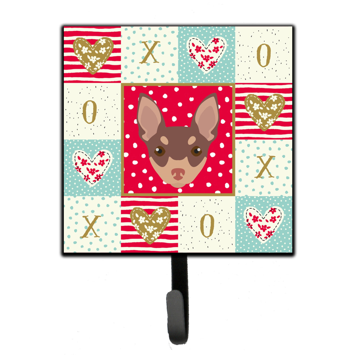 Toy Fox Terrier Love Leash Or Key Holder