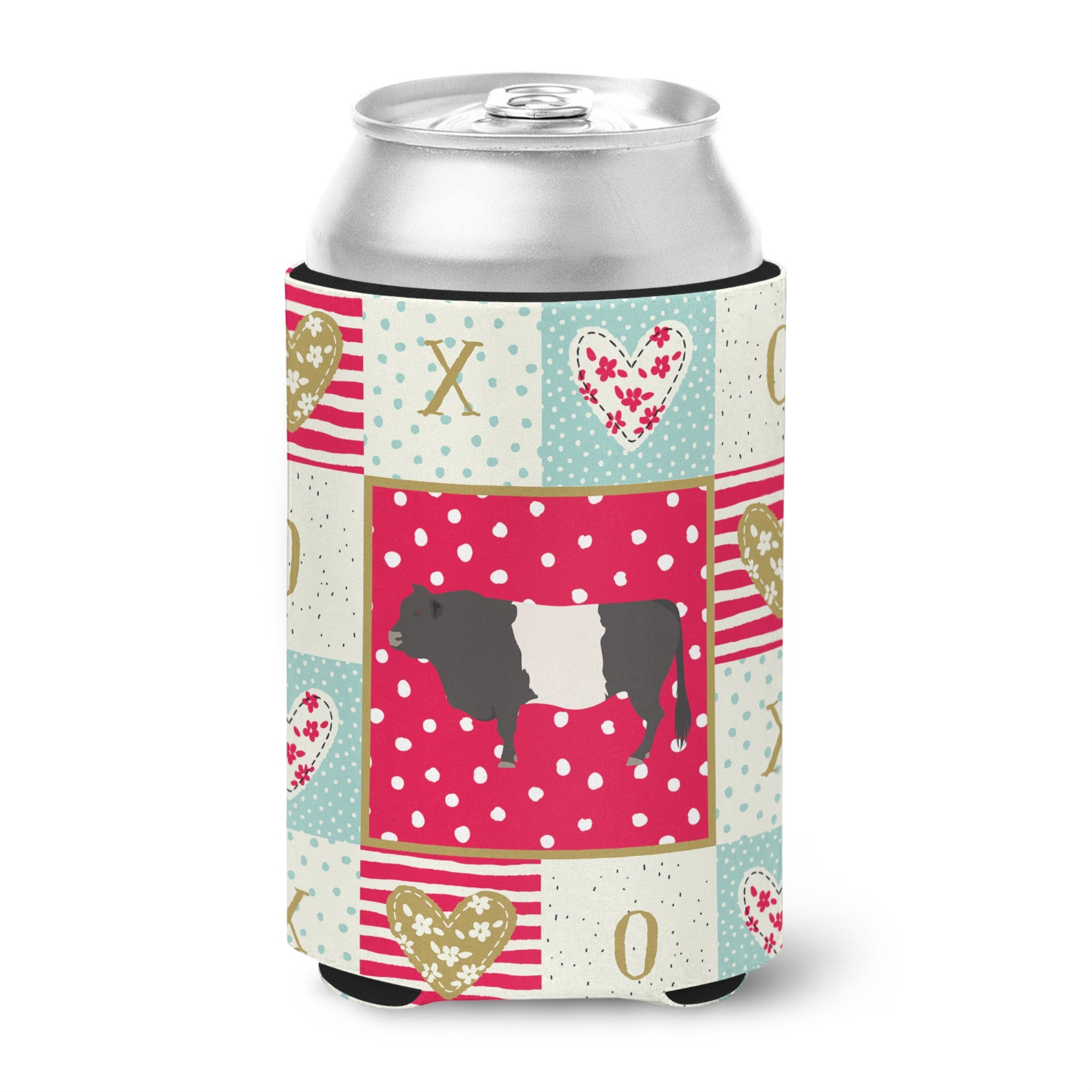 Belted Galloway Cow Love Can Or Bottle Hugger