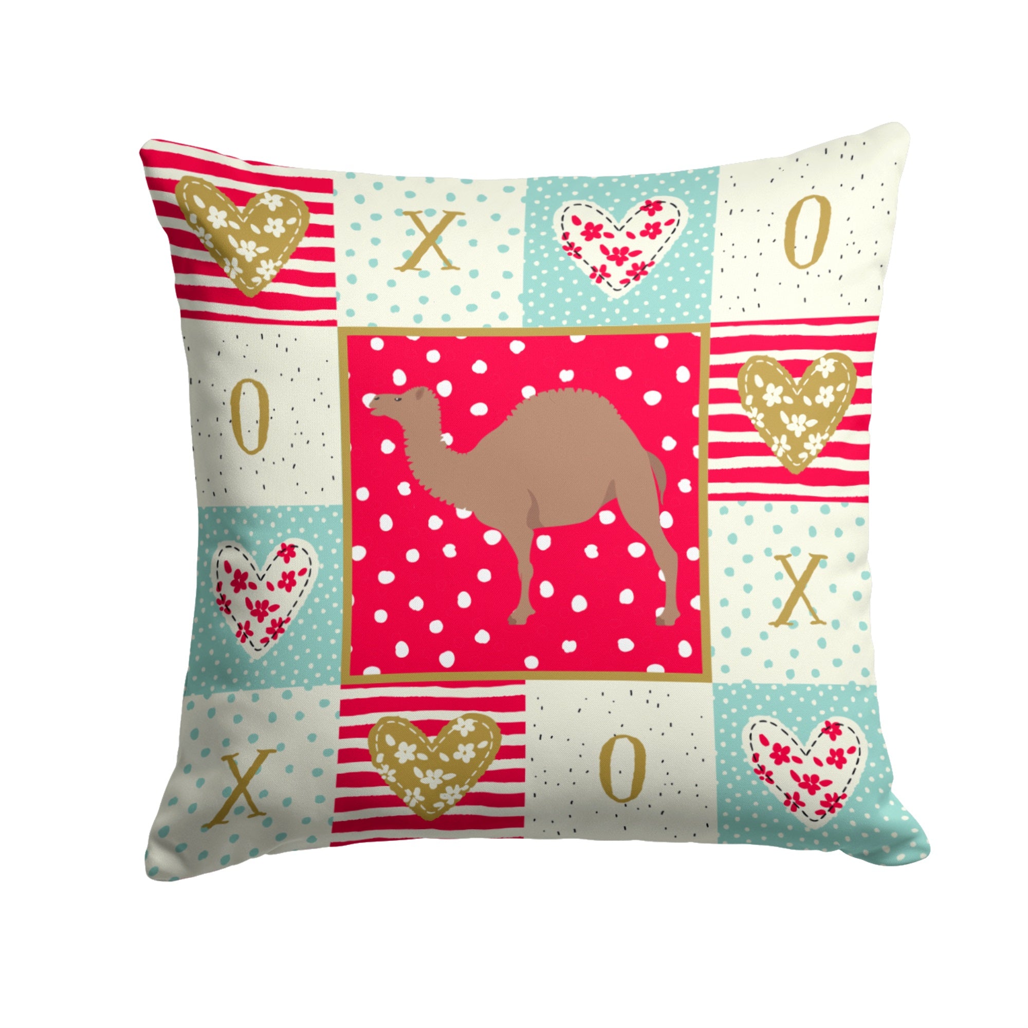 F1 Hybrid Camel Love Fabric Decorative Pillow