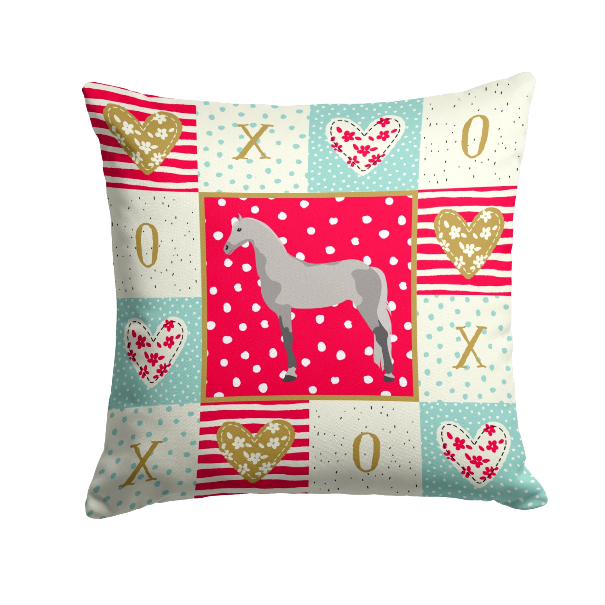 Orlov Trotter Horse Love Fabric Decorative Pillow