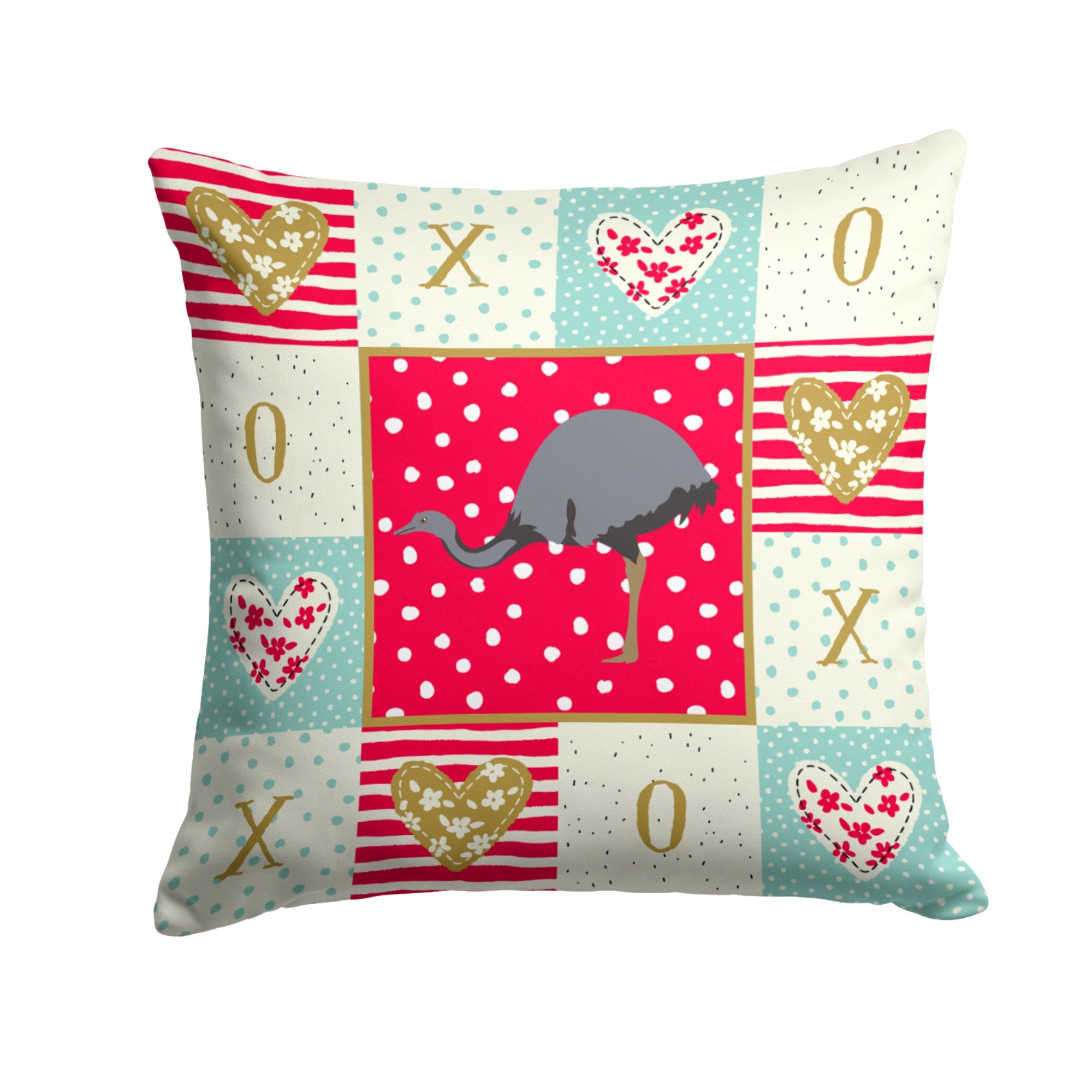Rhea Love Fabric Decorative Pillow
