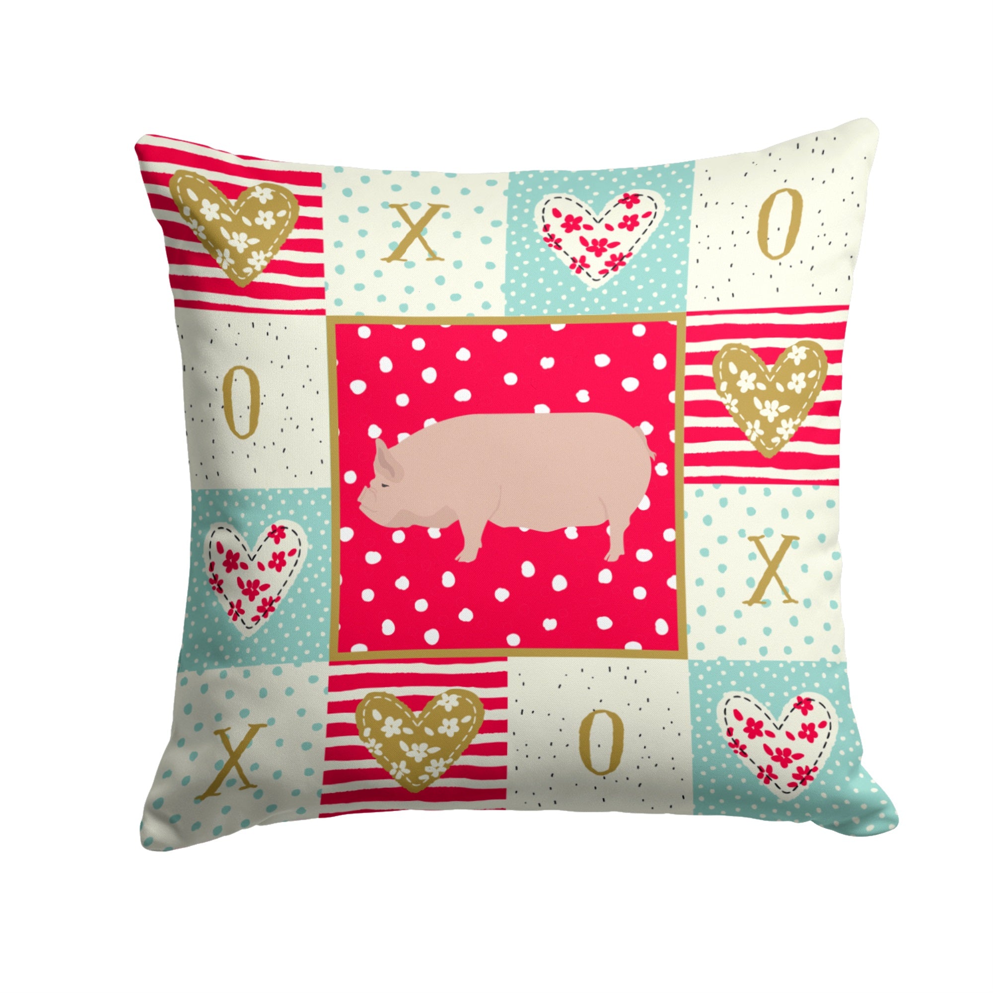 Welsh Pig Love Fabric Decorative Pillow