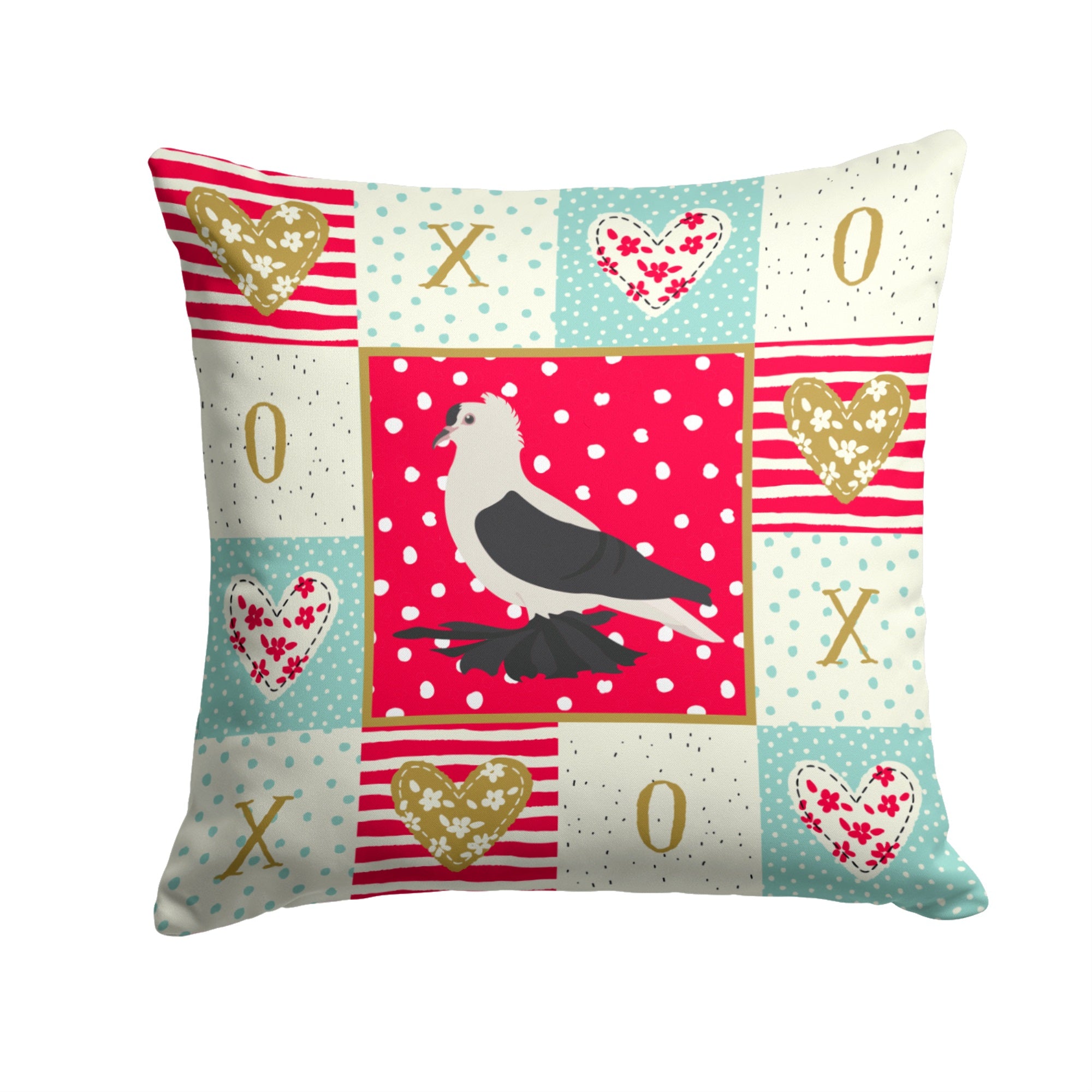 Saxon Fairy Swallow Pigeon Love Fabric Decorative Pillow