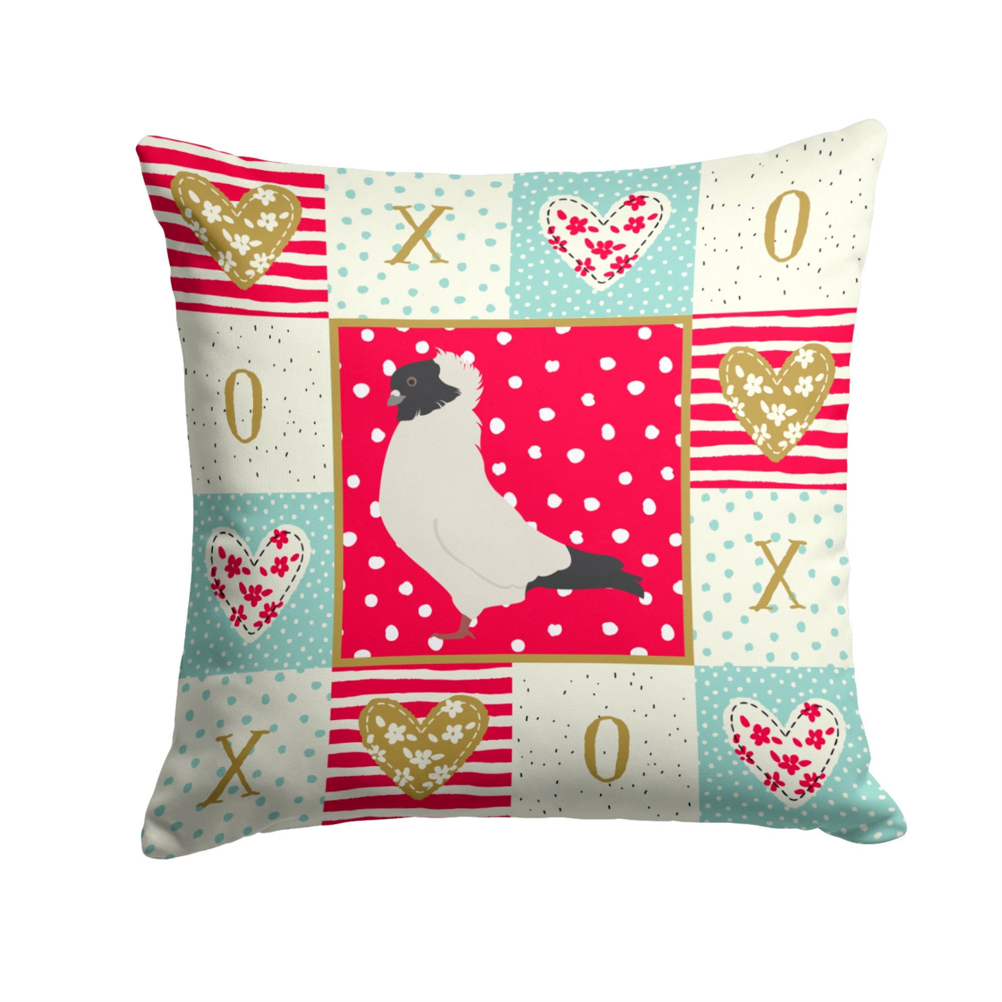 Nun Pigeon Love Fabric Decorative Pillow