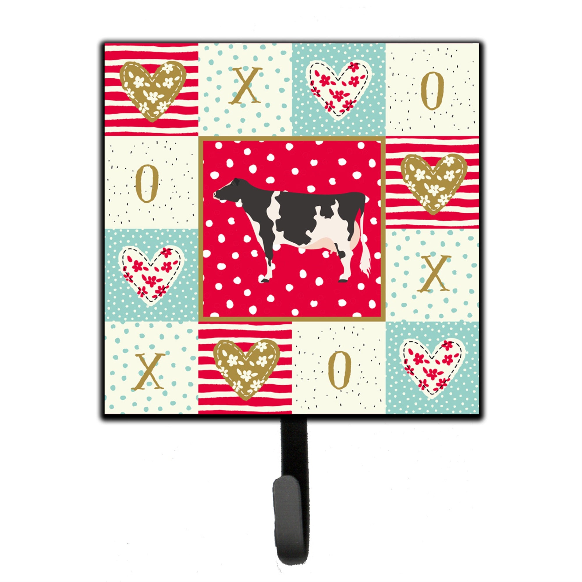 Holstein Cow Love Leash Or Key Holder