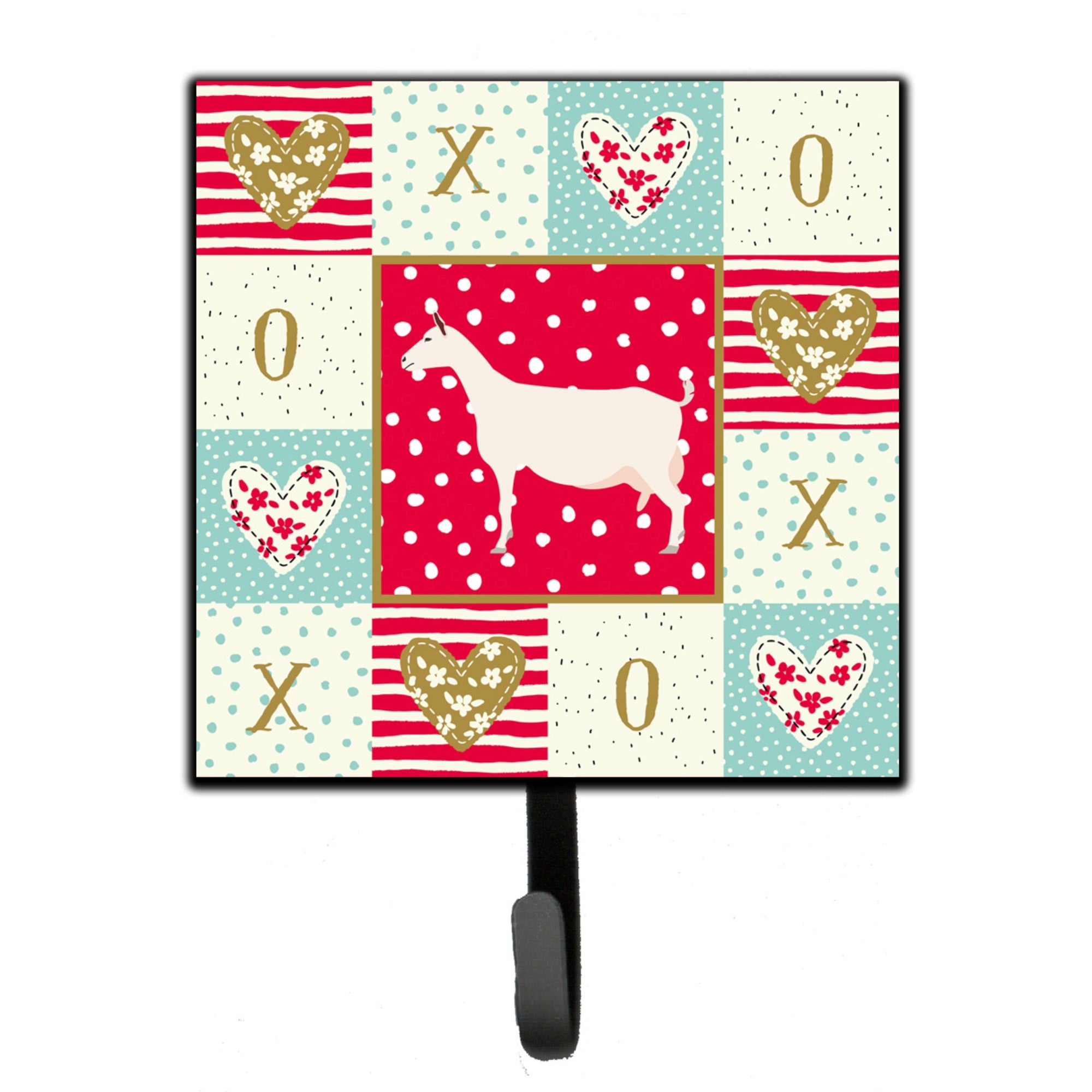 Saanen Goat Love Leash Or Key Holder