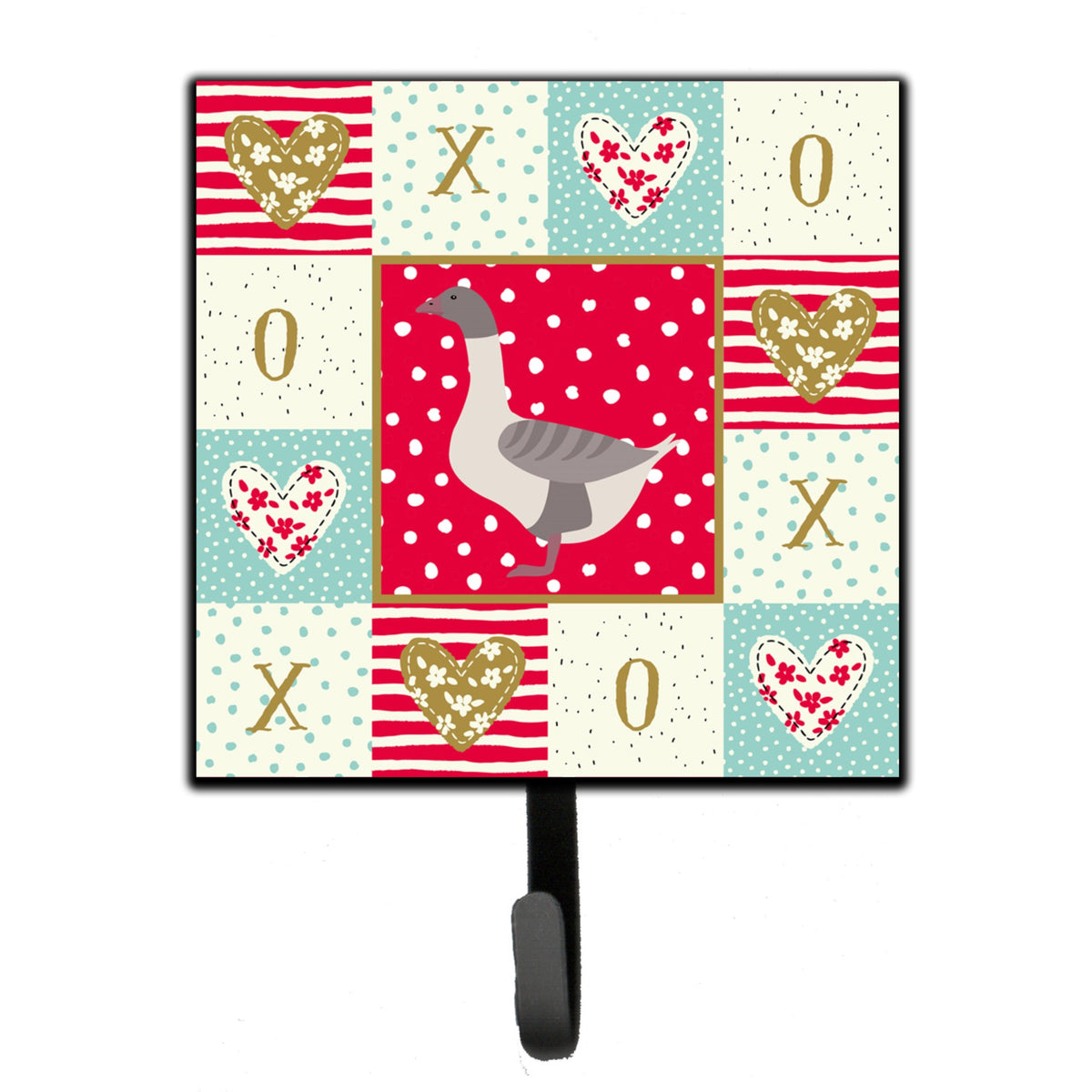 Buff Grey Back Goose Love Leash Or Key Holder