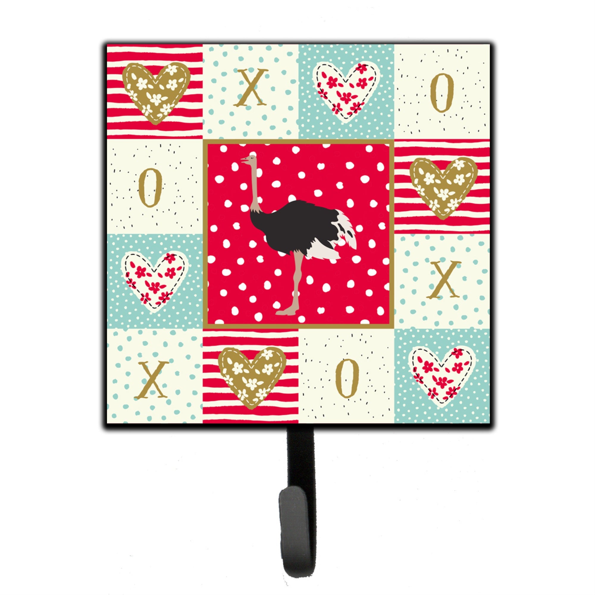 Common Ostrich Love Leash Or Key Holder