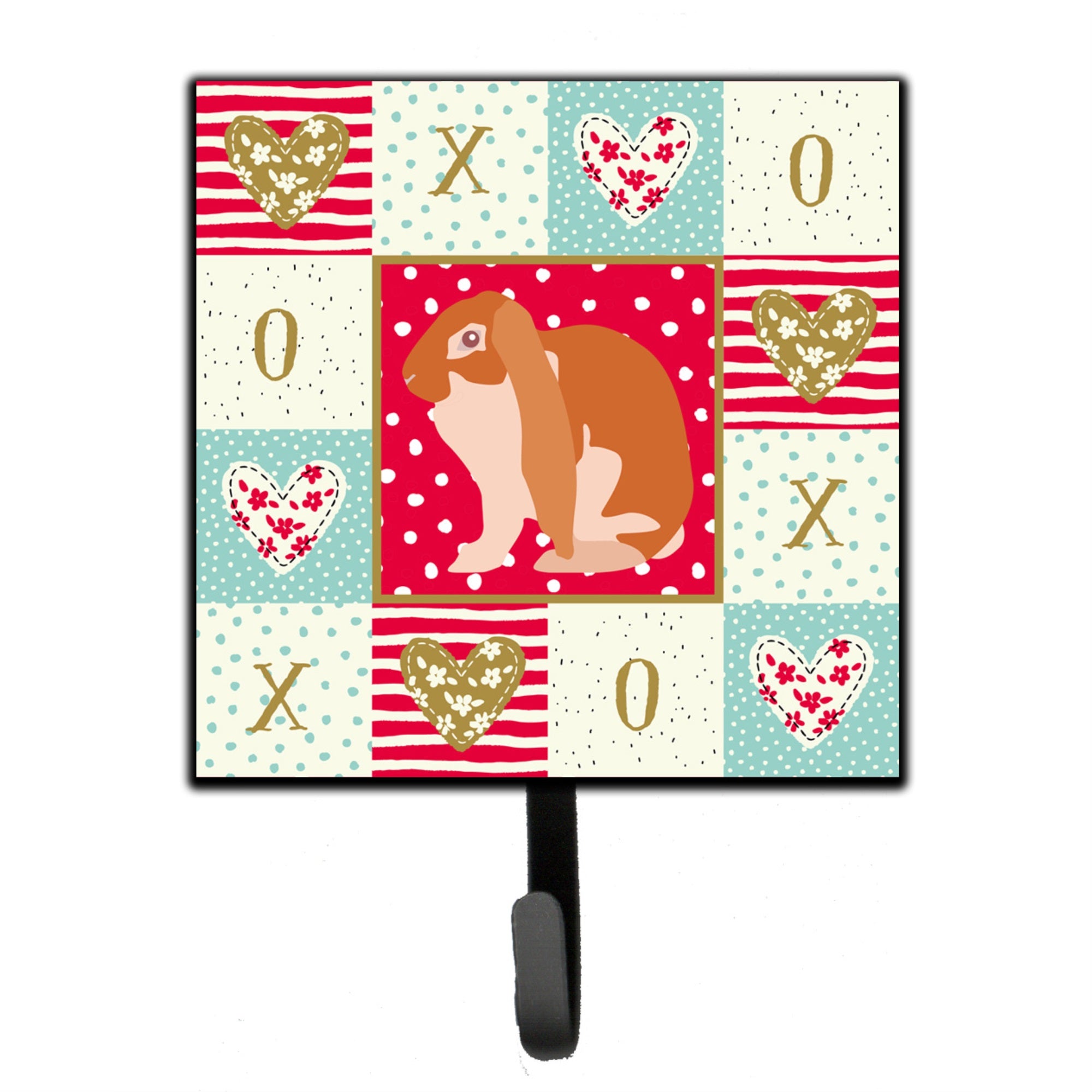 English Lop Rabbit Love Leash Or Key Holder