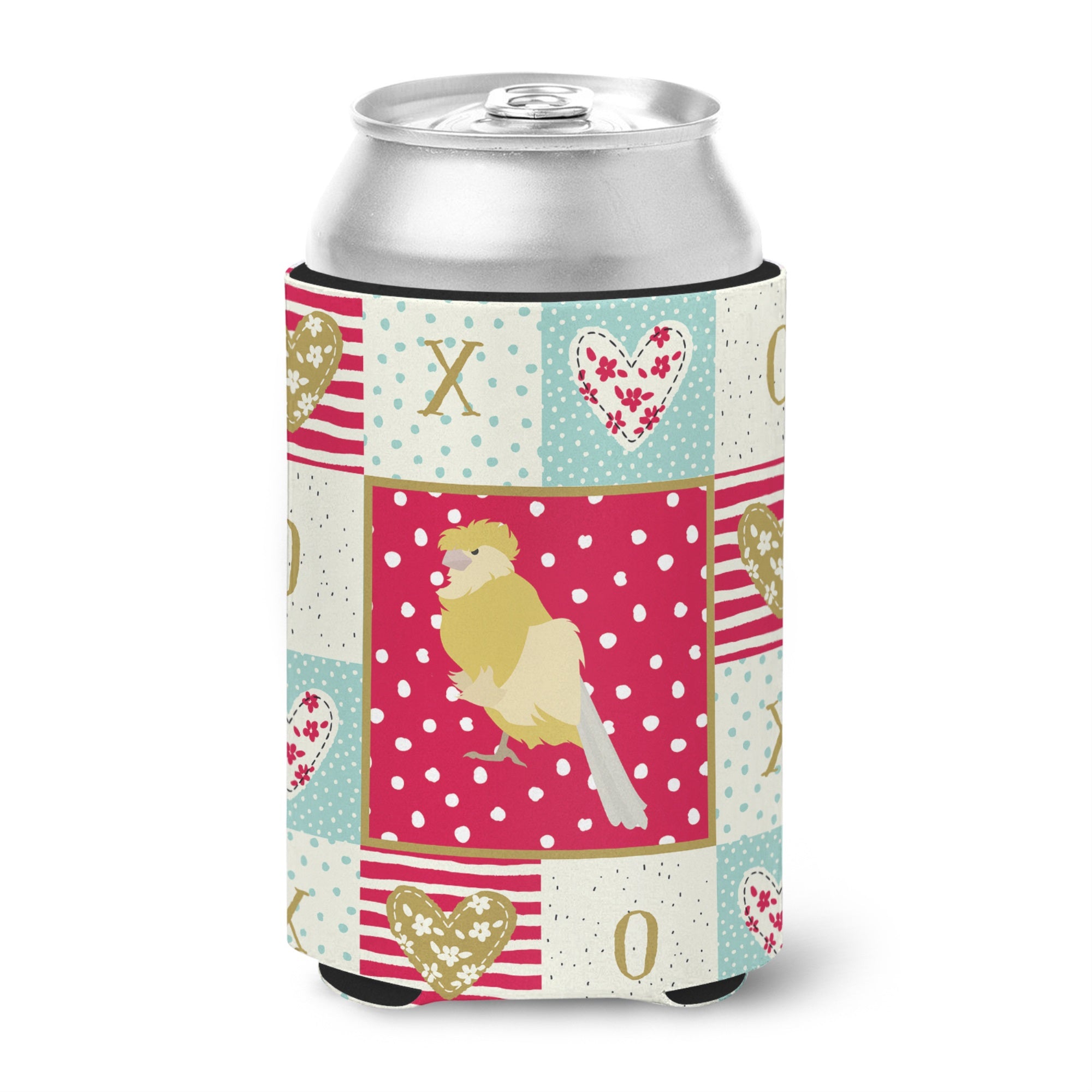 French Curly Canary Love Can Or Bottle Hugger