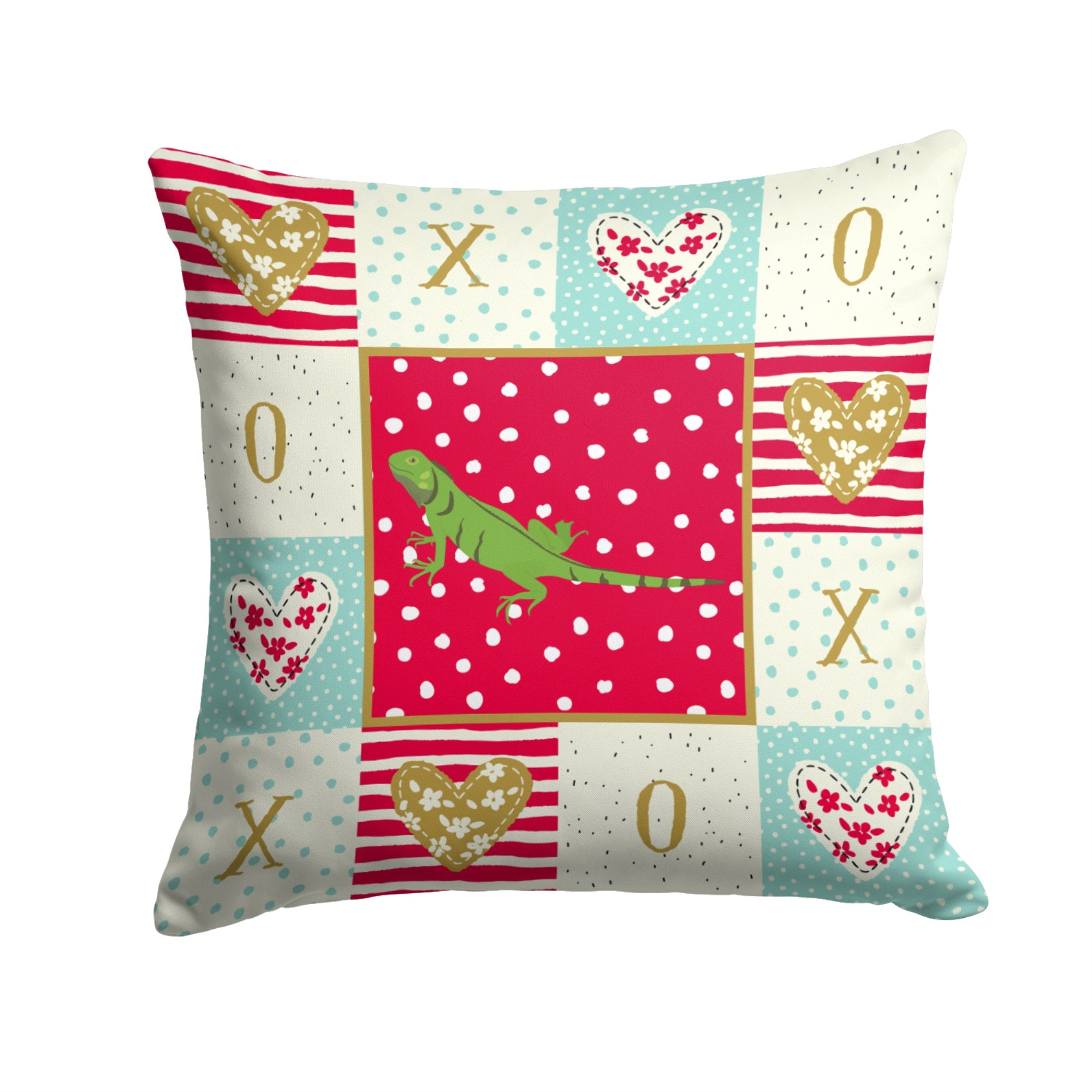 Iguana Fabric Decorative Pillow