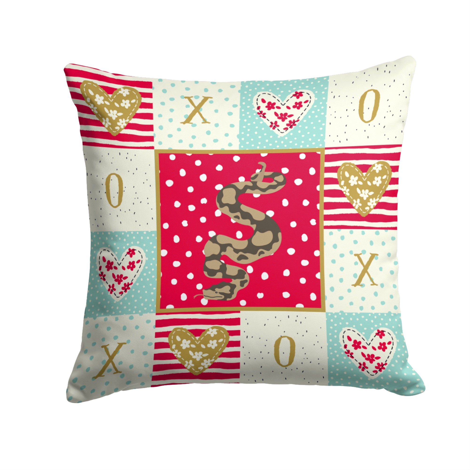 Python Fabric Decorative Pillow
