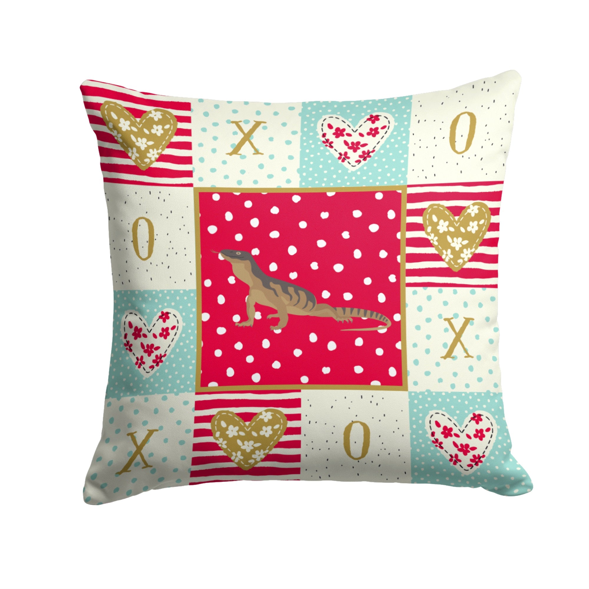 Monitor Lizard Fabric Decorative Pillow
