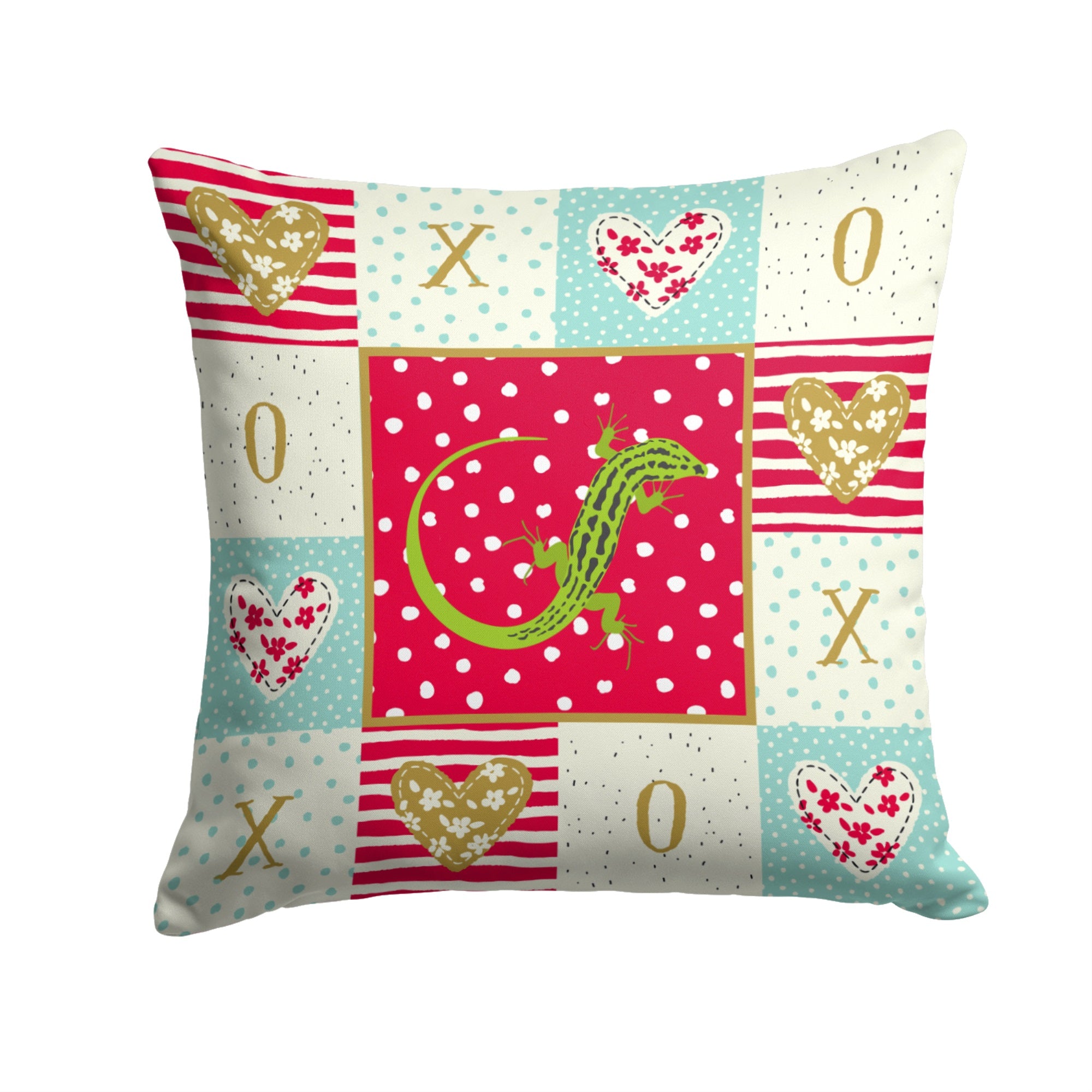 Lizard Fabric Decorative Pillow