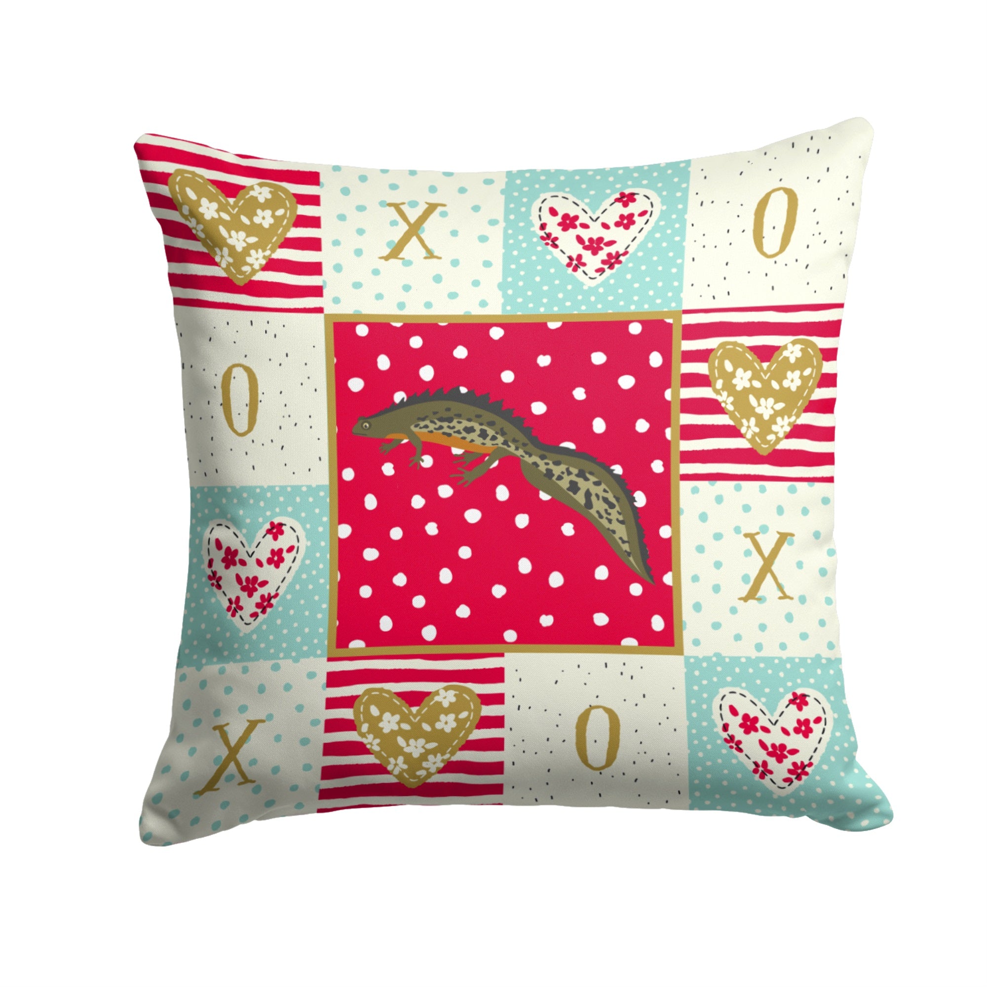 Newt Fabric Decorative Pillow