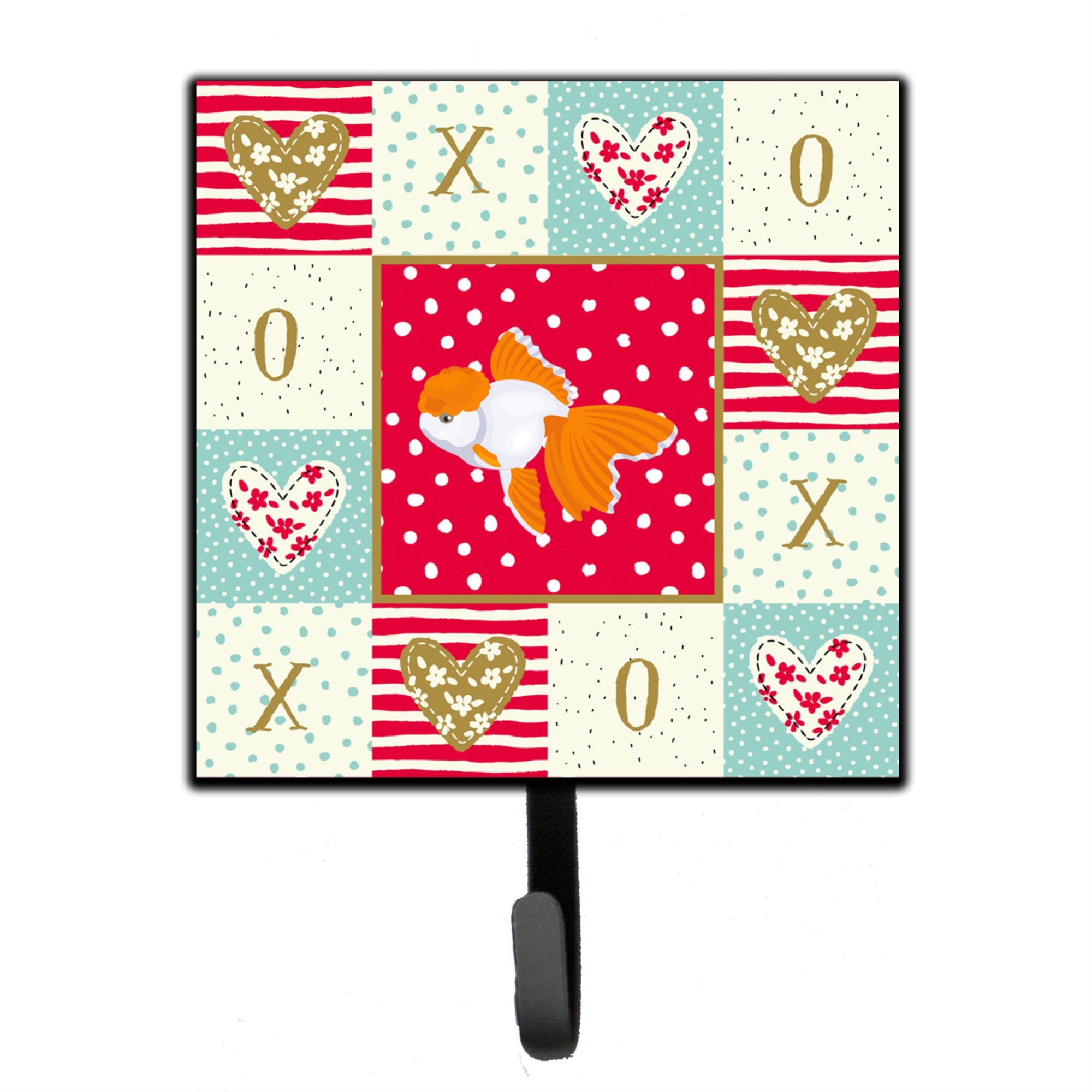 Oranda Red Cap Goldfish Love Leash Or Key Holder