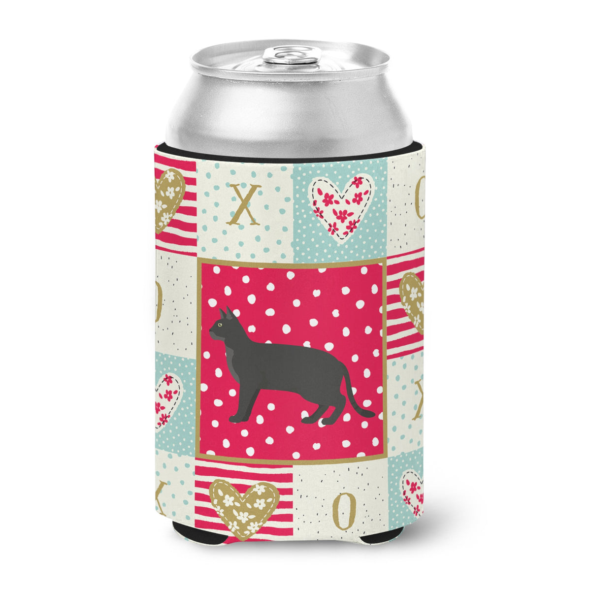Chausie Black Cat Love Can Or Bottle Hugger