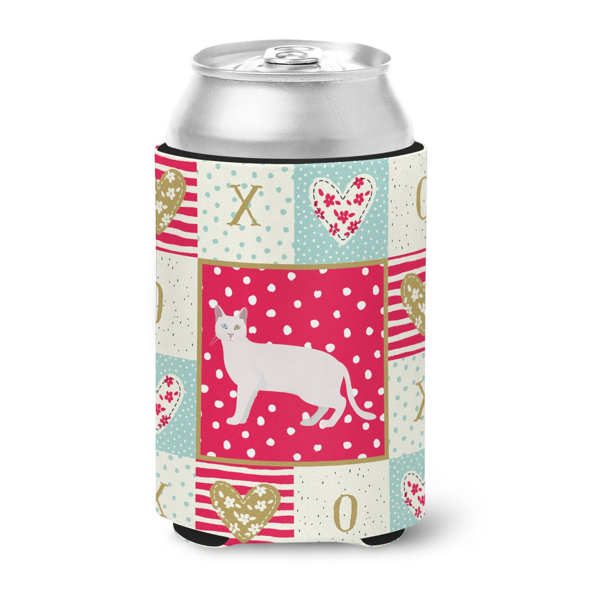 Khao Manee #1 Cat Love Can Or Bottle Hugger