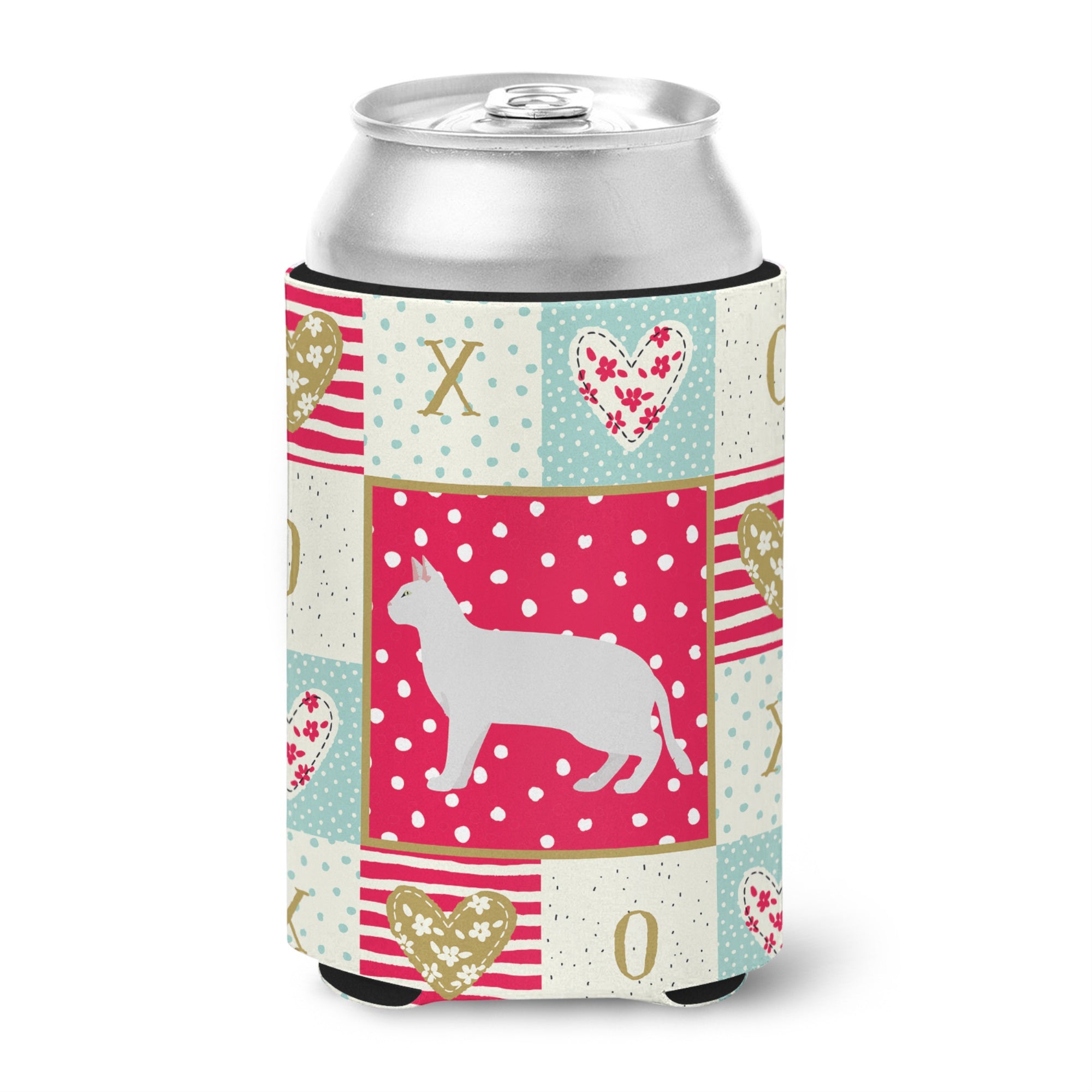 Russian White Black #2 Cat Love Can Or Bottle Hugger