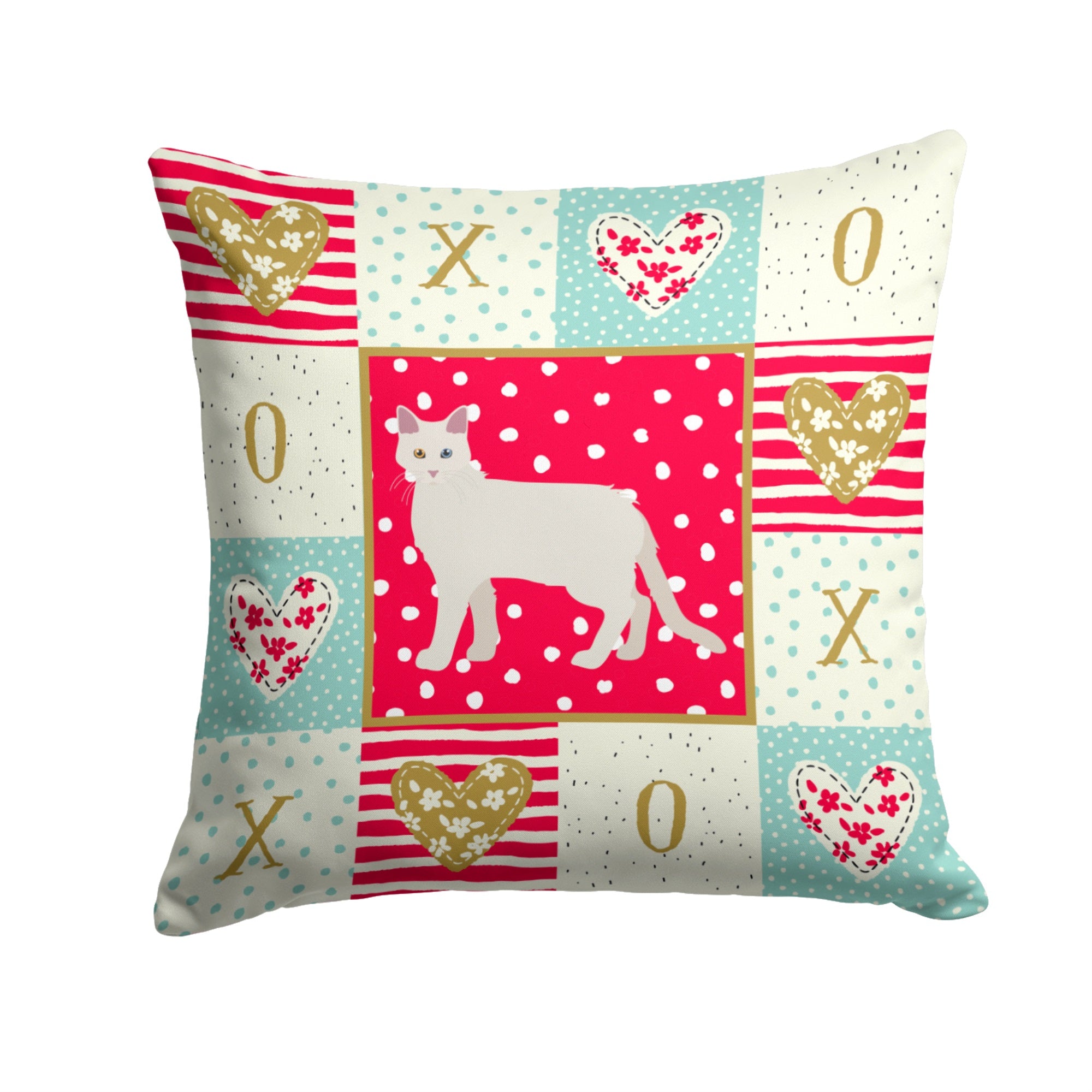 Aphrodite Giant #1 Cat Love Fabric Decorative Pillow