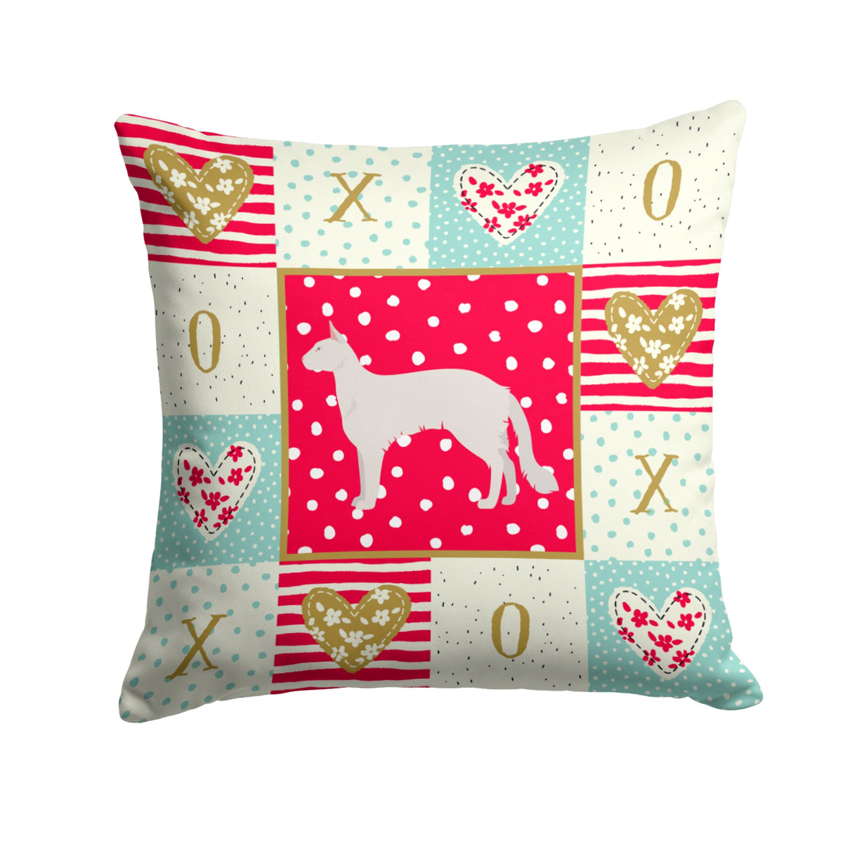 Balinese #2 Cat Love Fabric Decorative Pillow