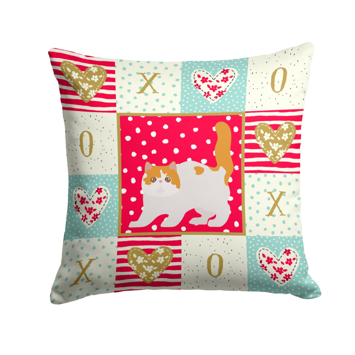 Exotic Shorthair #4 Cat Love Fabric Decorative Pillow