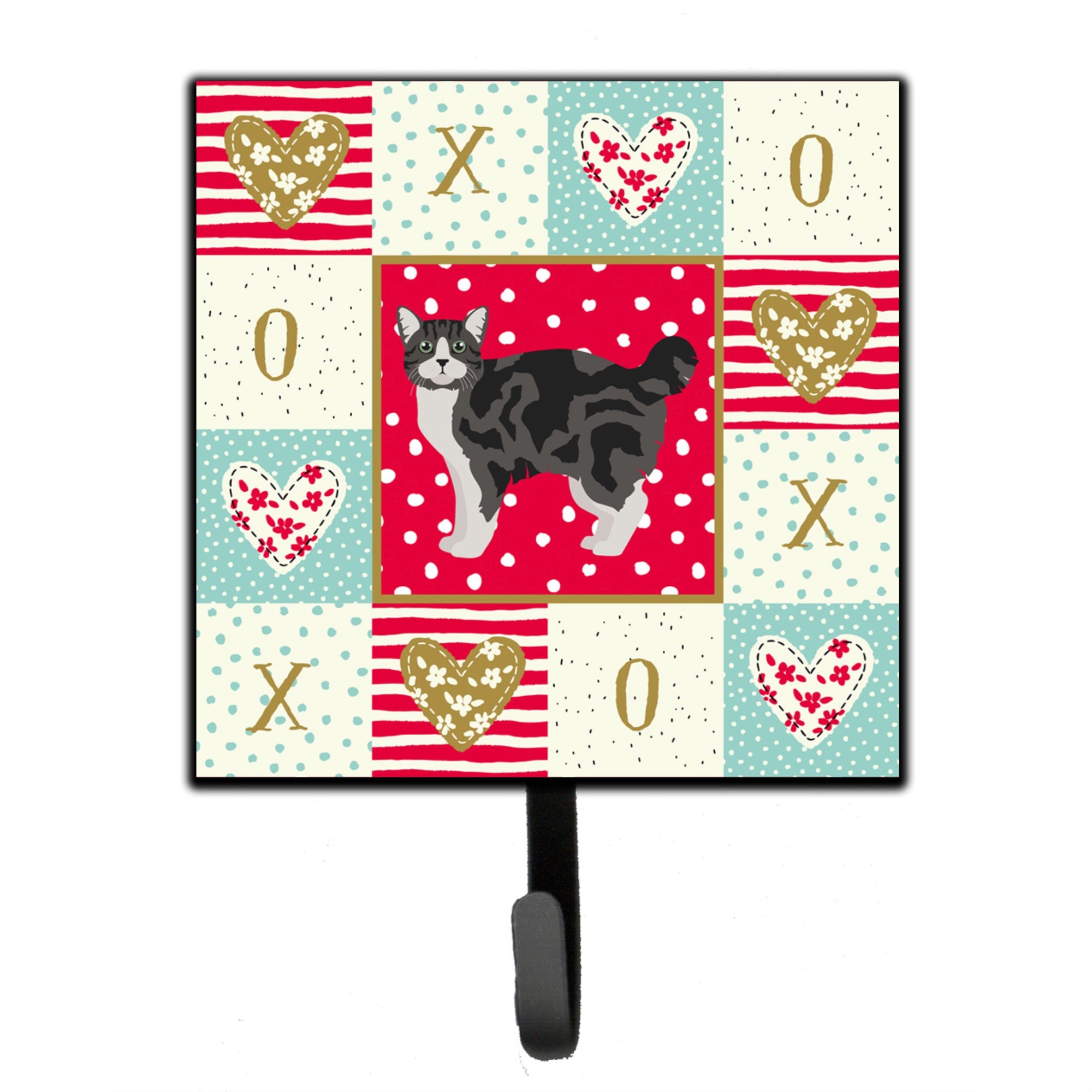Manx #1 Cat Love Leash Or Key Holder