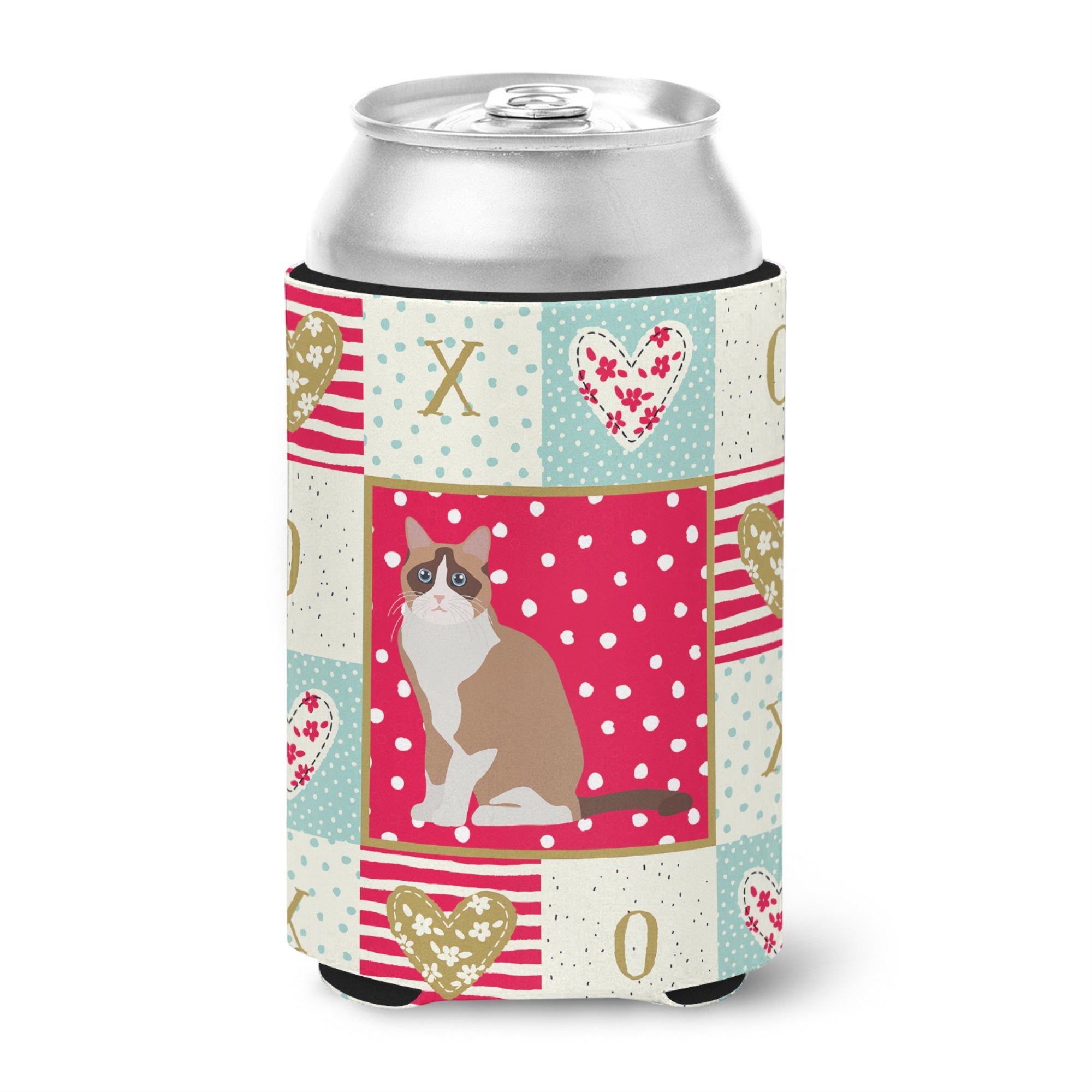 Snowshoe #2 Cat Love Can Or Bottle Hugger