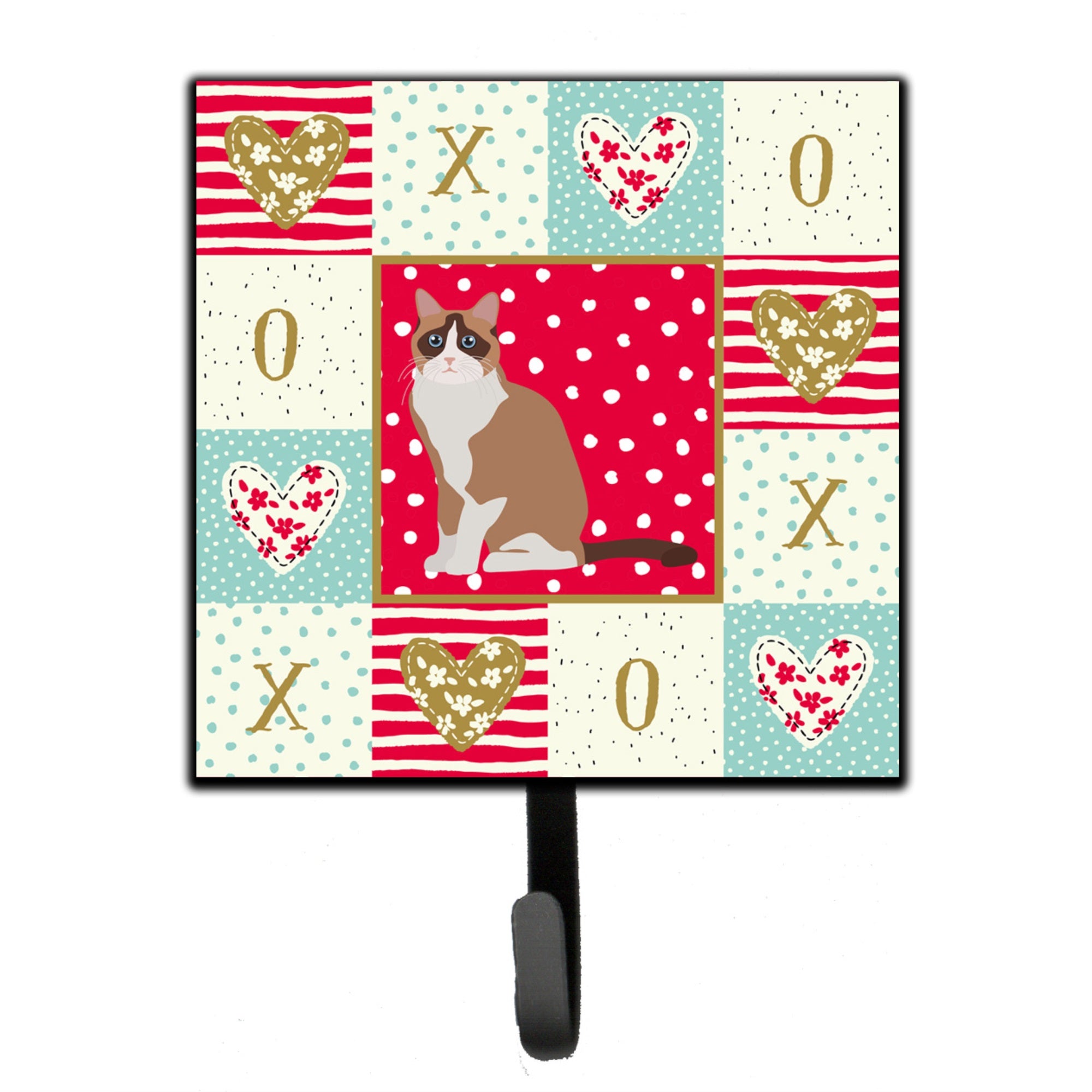 Snowshoe #2 Cat Love Leash Or Key Holder