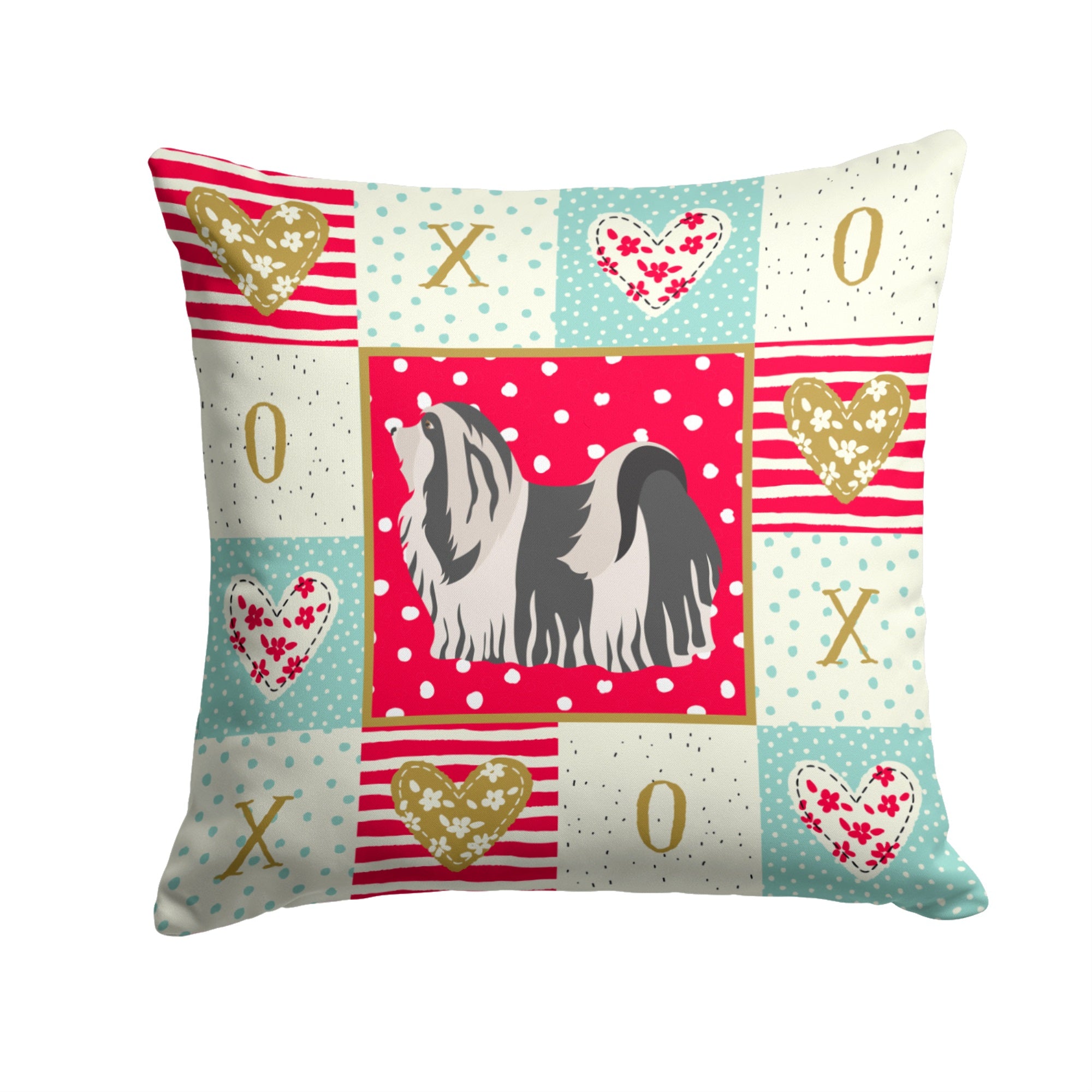 Havanese #1 Love Fabric Decorative Pillow