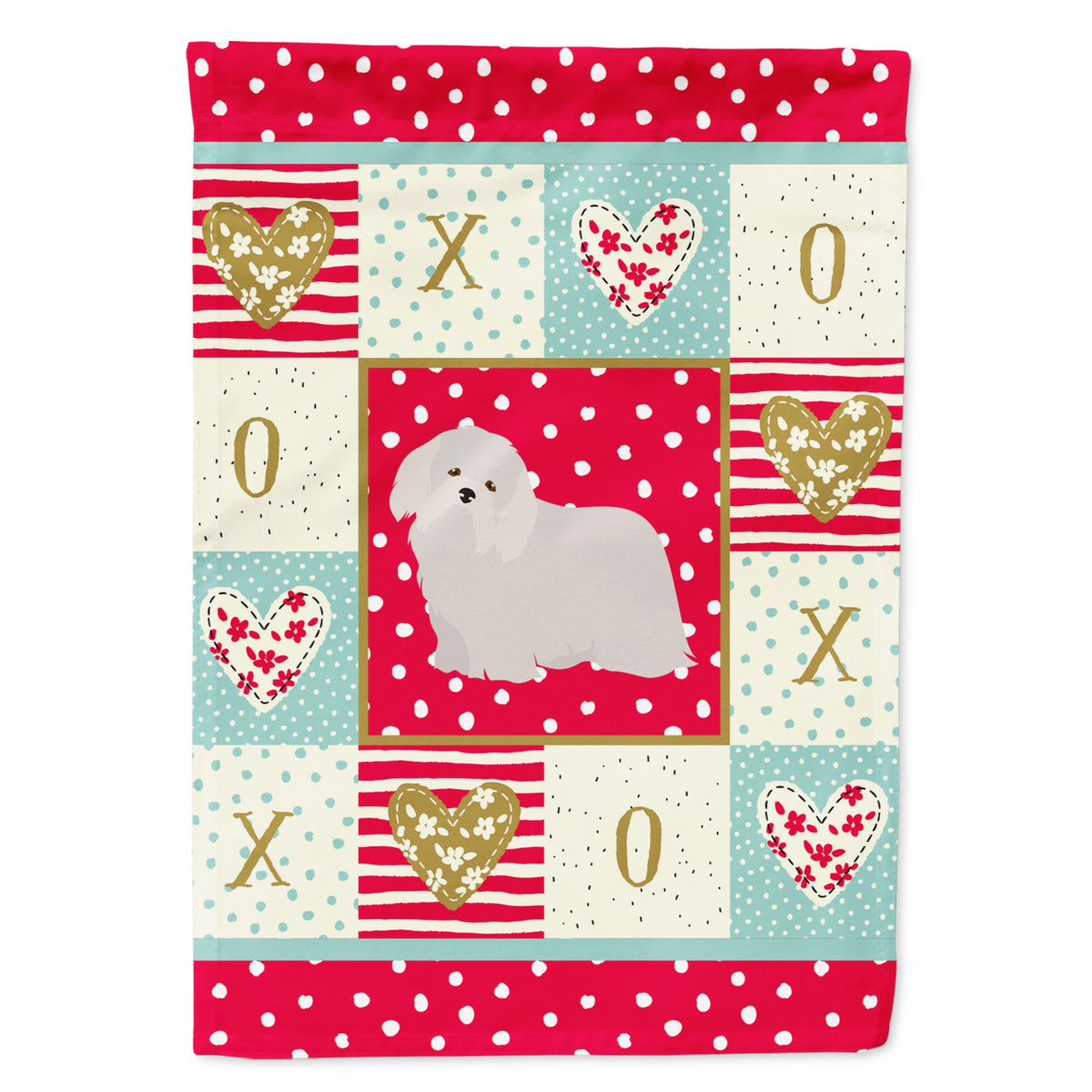 Coton De Tulear #2 Love Flag Garden Size