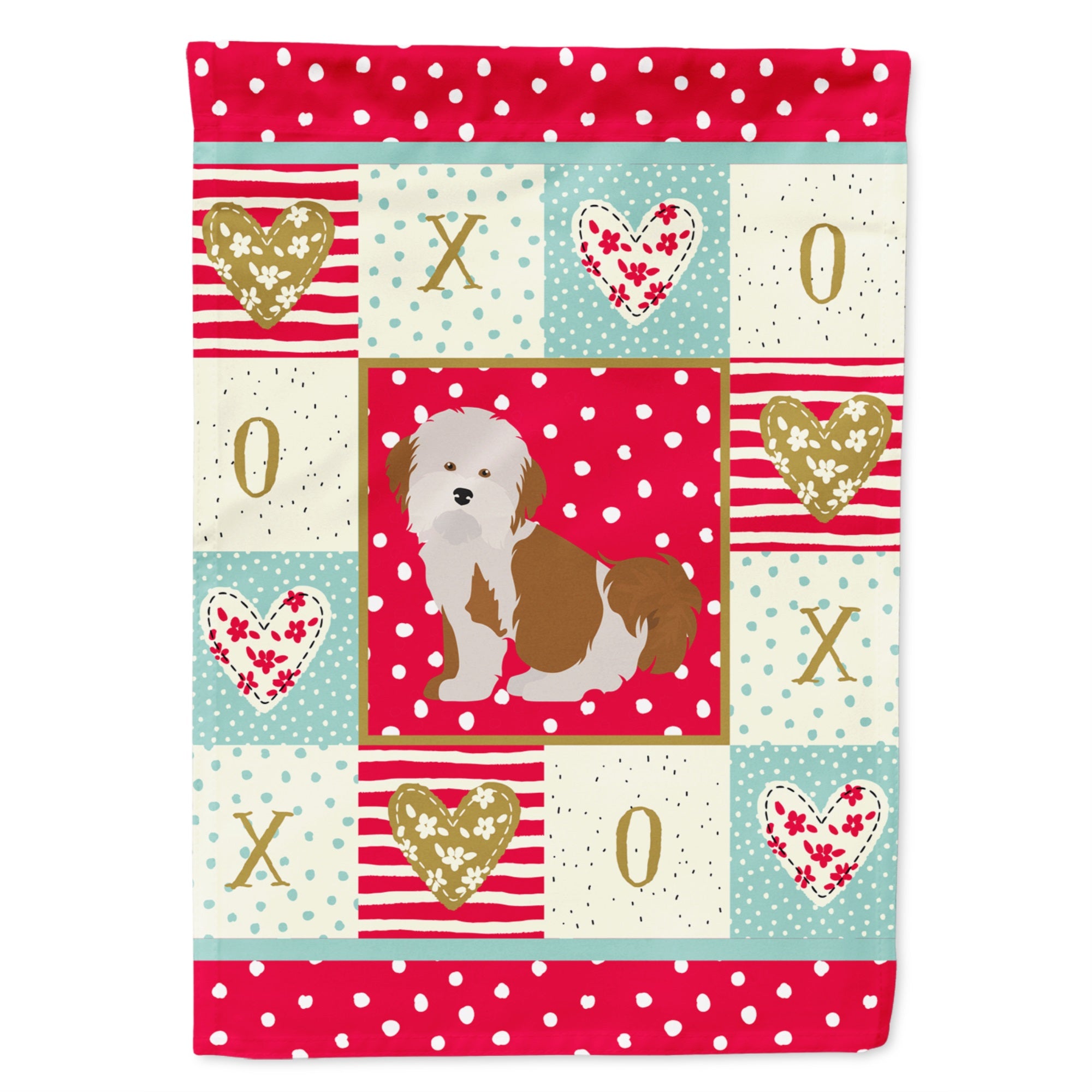 Havanese #2 Love Flag Garden Size