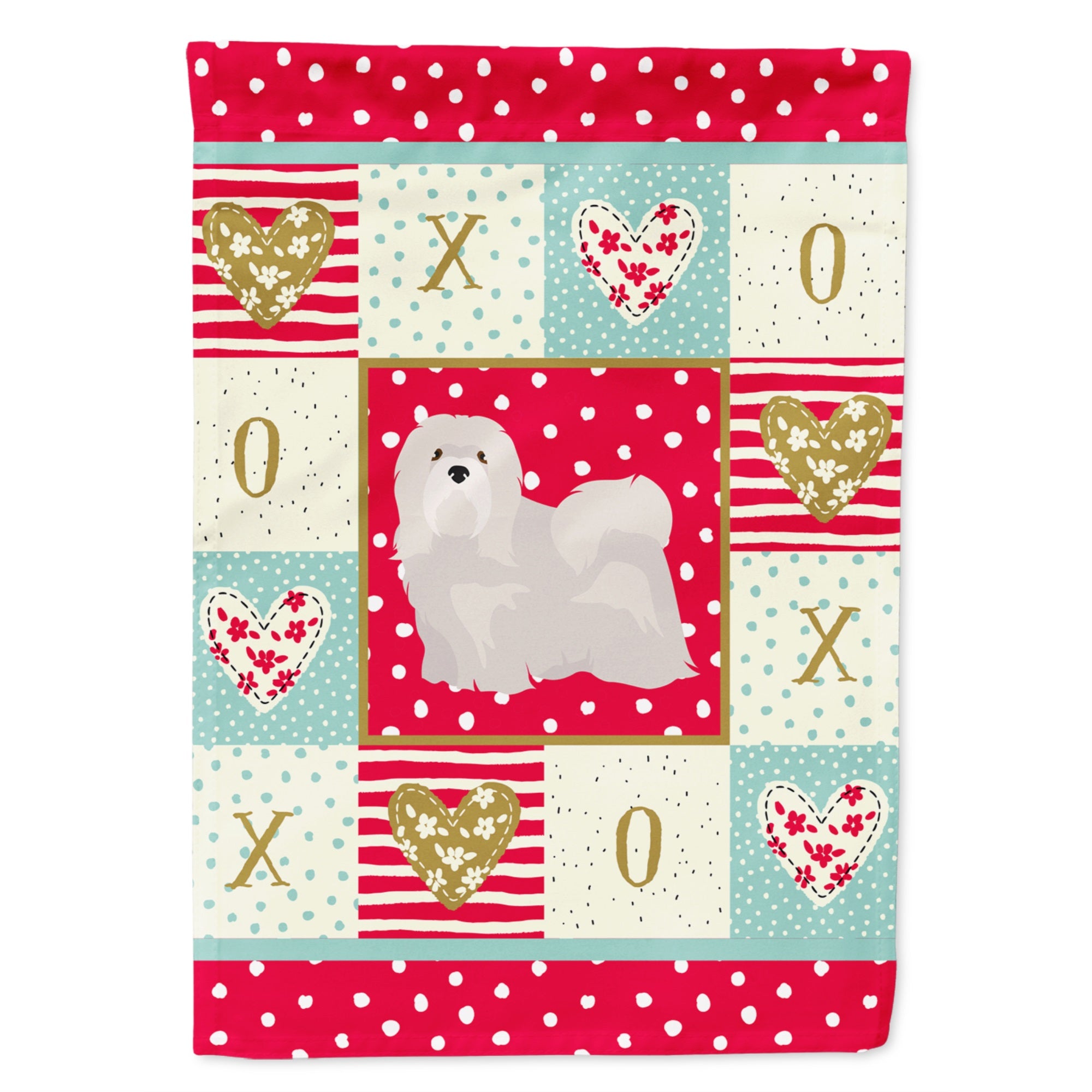Lhasa Apso #2 Love Flag Garden Size