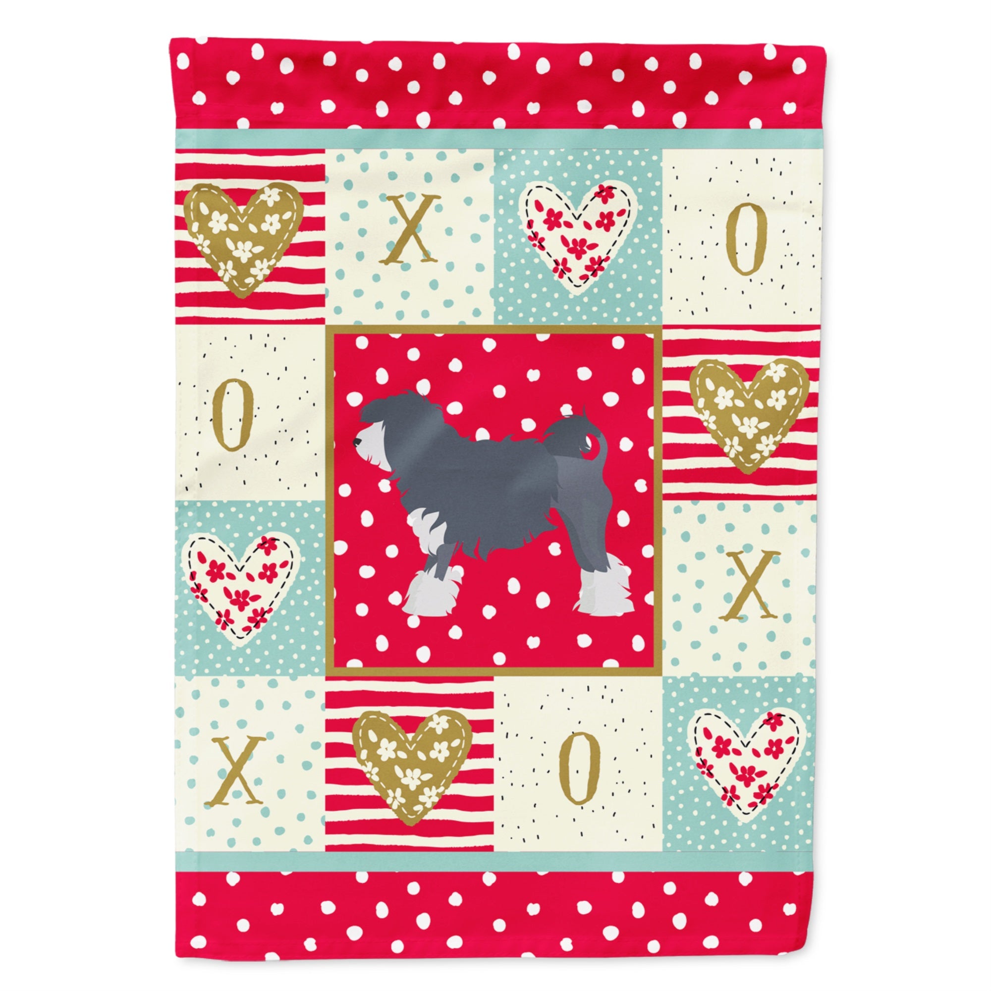 Lowchen Little Lion Dog #1 Love Flag Garden Size