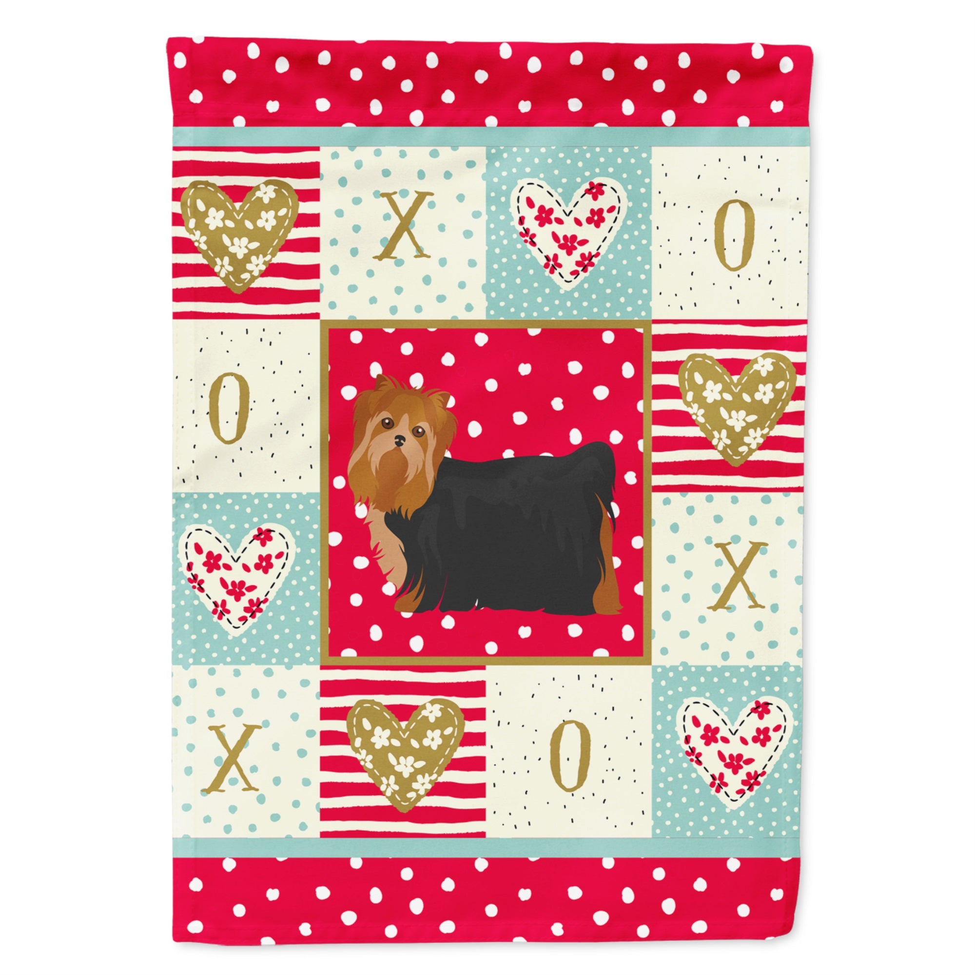 Yorkshire Terrier #2 Love Flag Garden Size