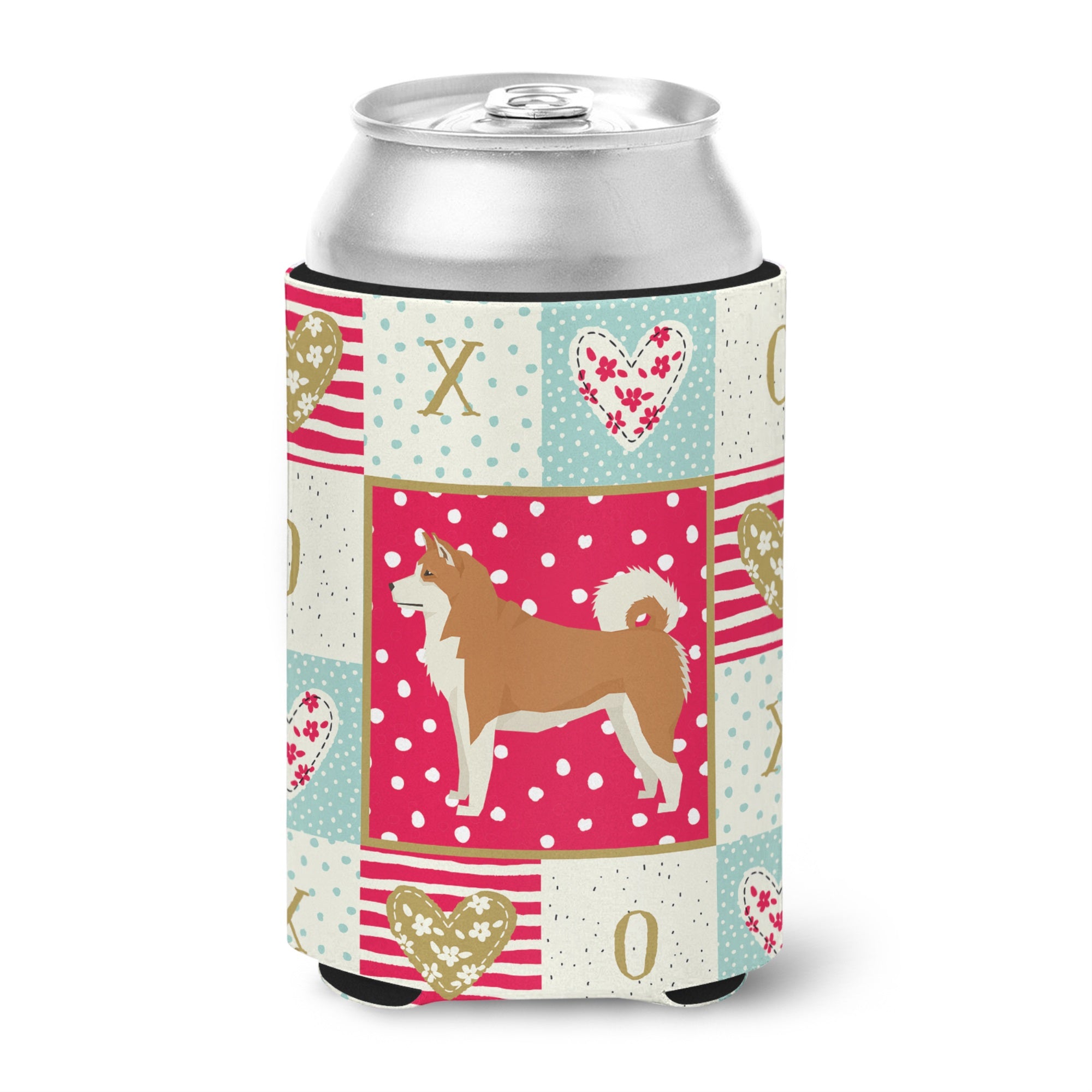 Akita Love Can Or Bottle Hugger