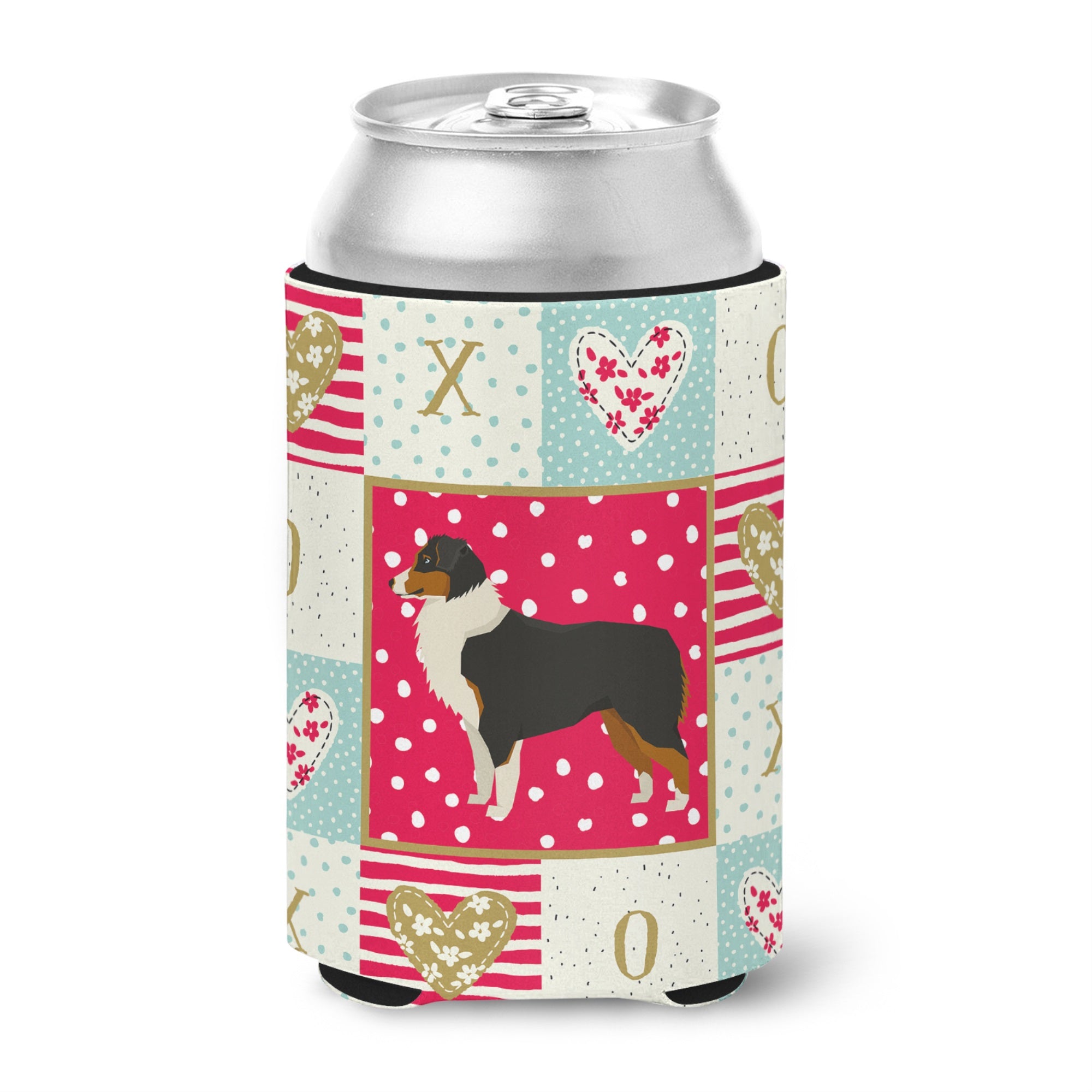 Australian Shepherd Love Can Or Bottle Hugger