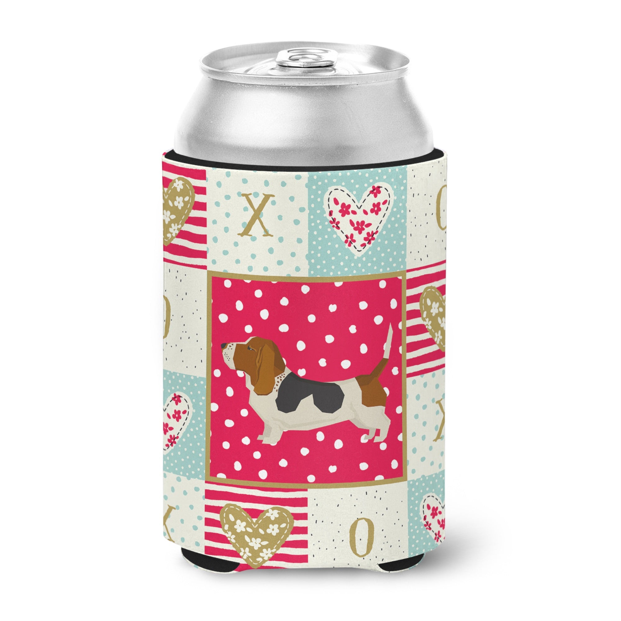 Basset Hound Love Can Or Bottle Hugger
