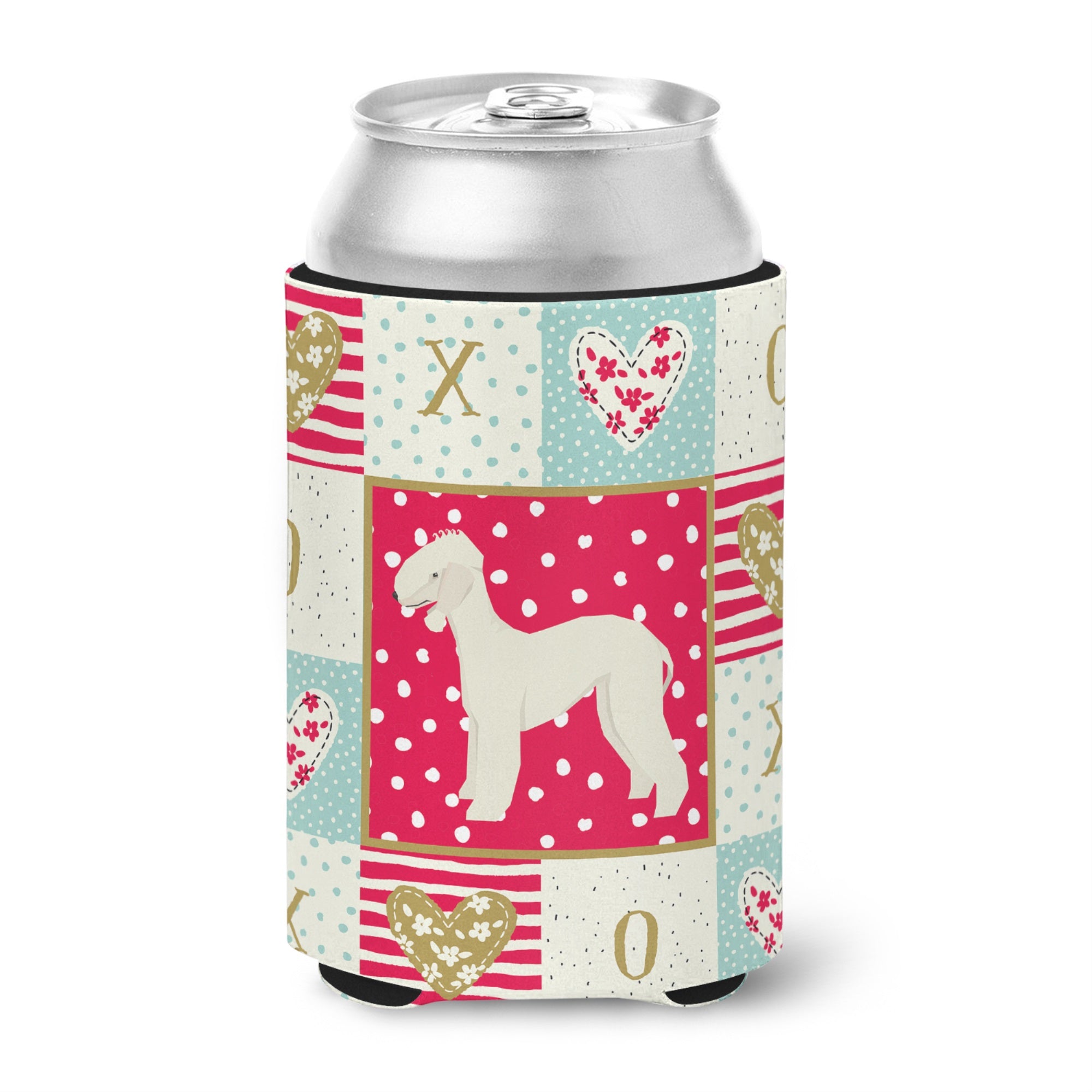 Bedlington Terrier Love Can Or Bottle Hugger