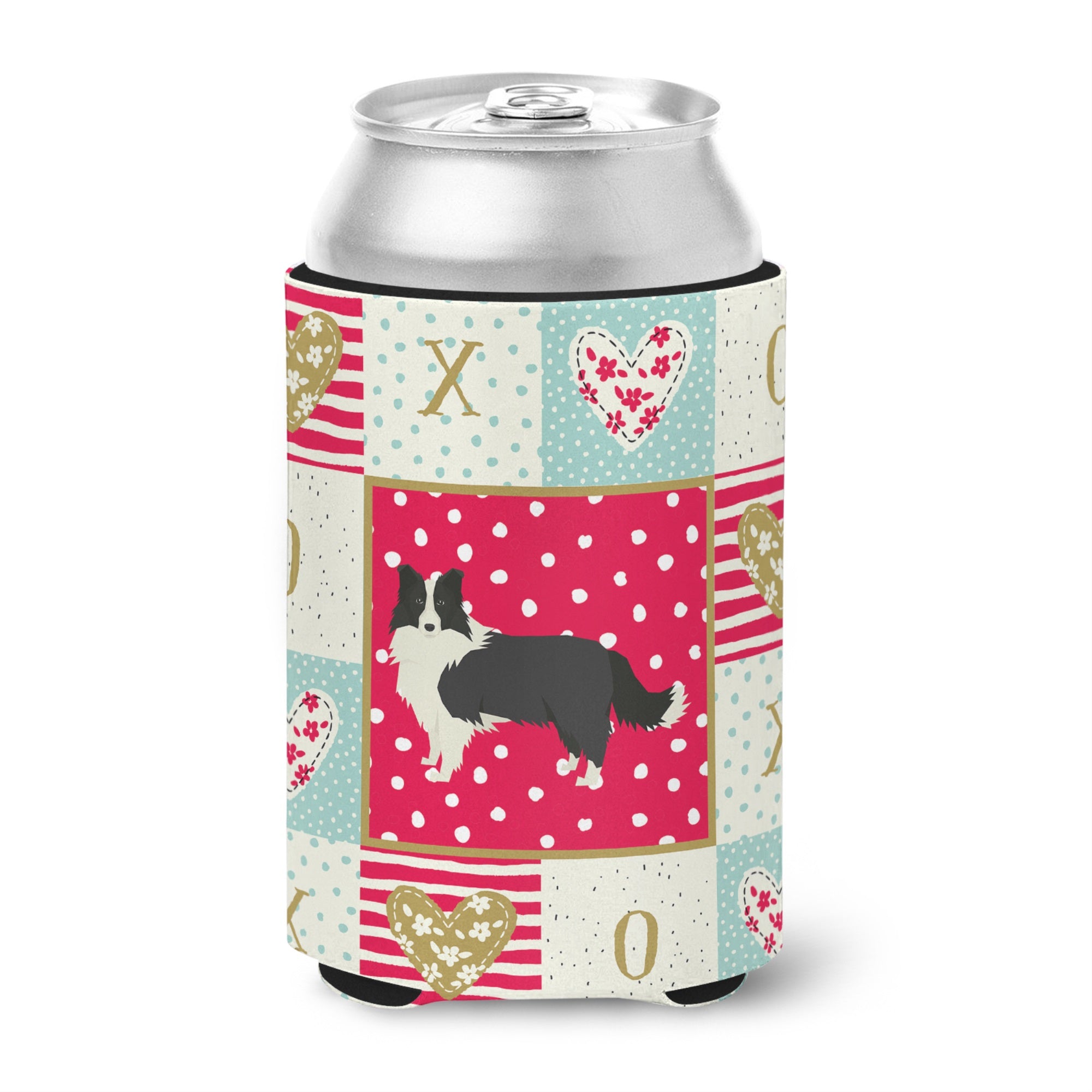Border Collie Love Can Or Bottle Hugger