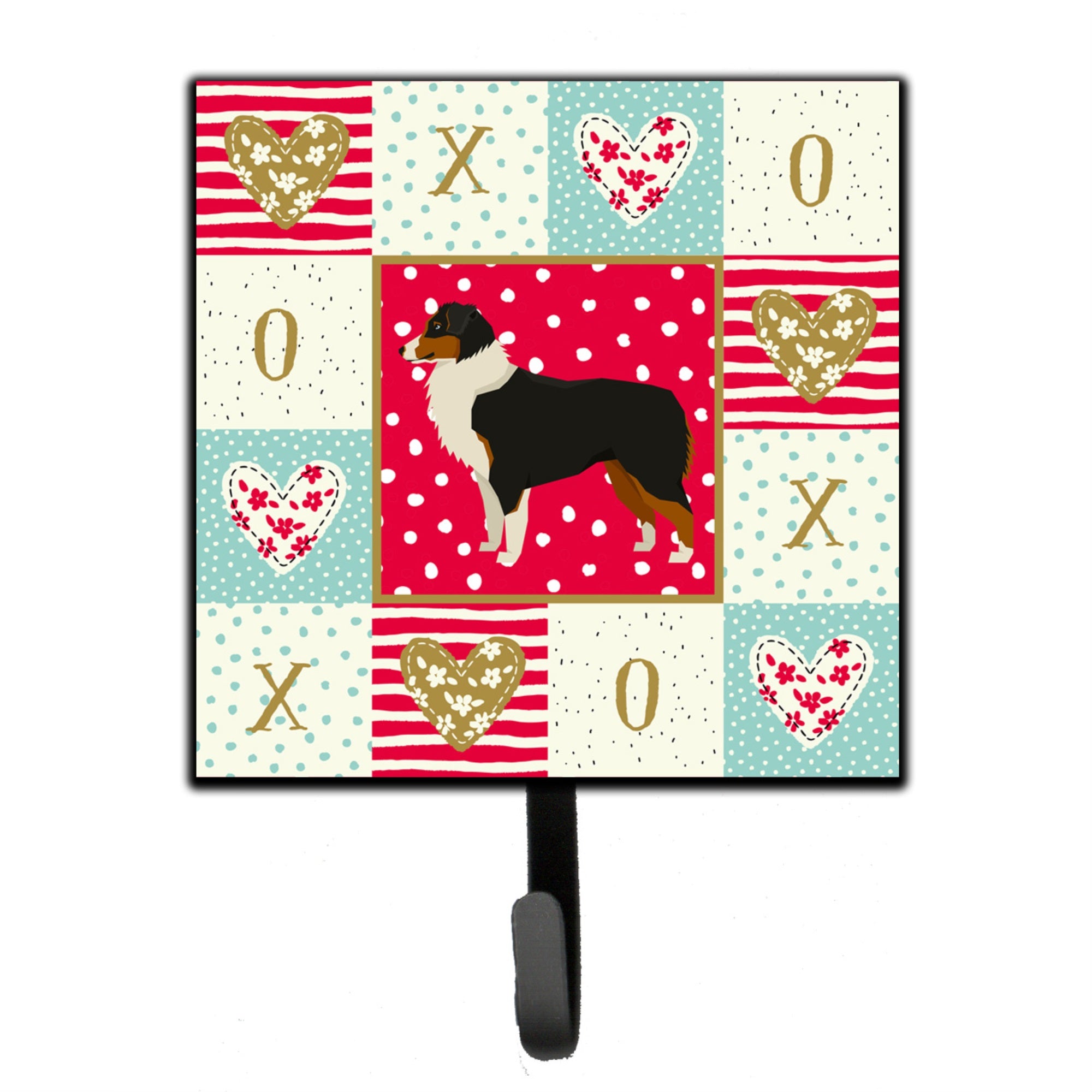 Australian Shepherd Love Leash Or Key Holder