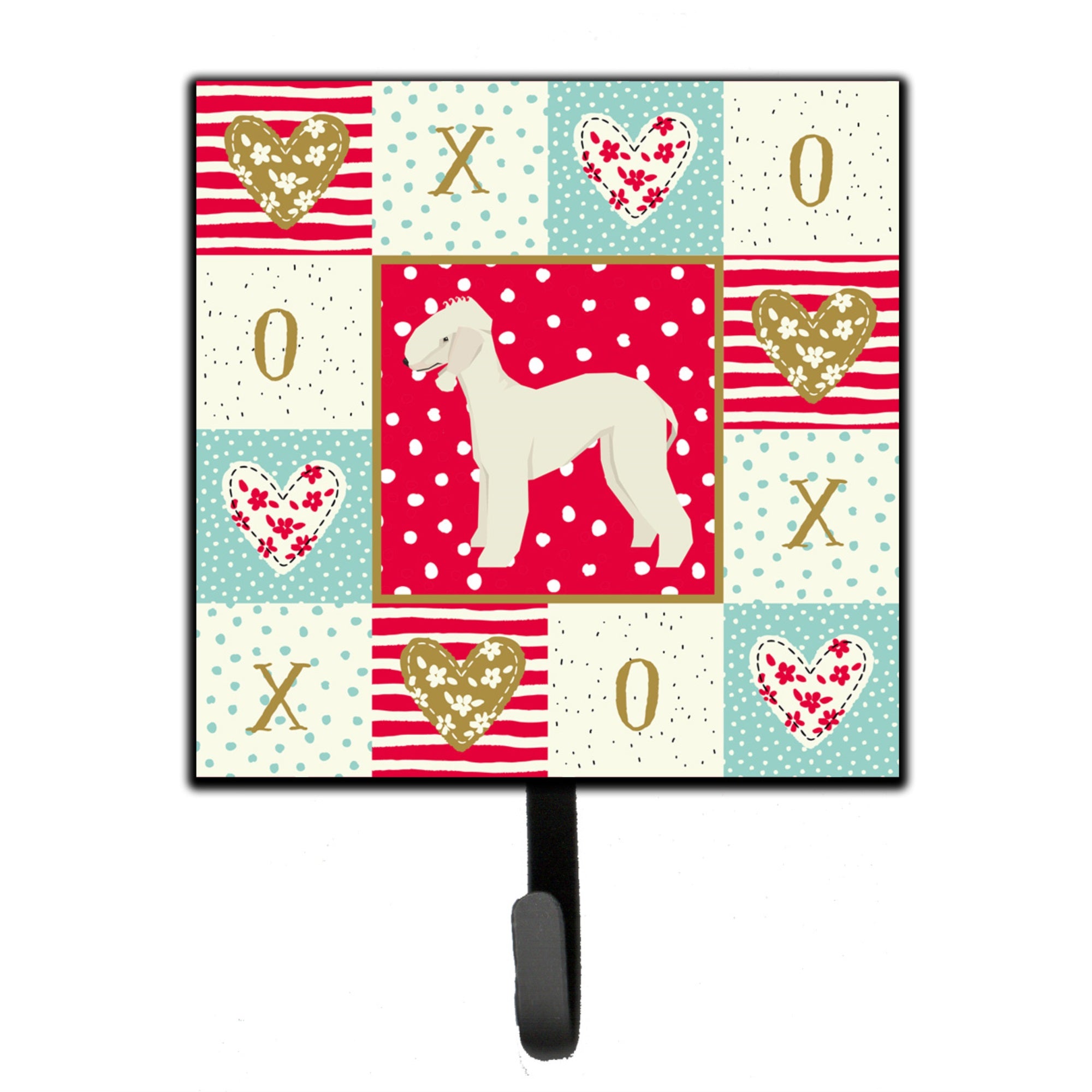 Bedlington Terrier Love Leash Or Key Holder