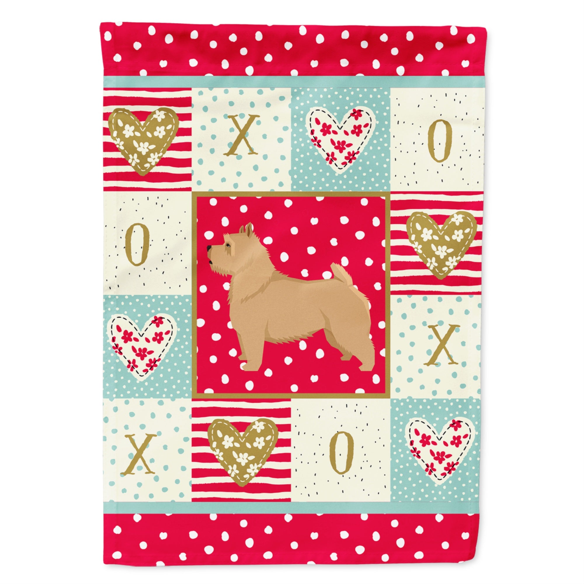 Norwich Terrier Love Flag Garden Size